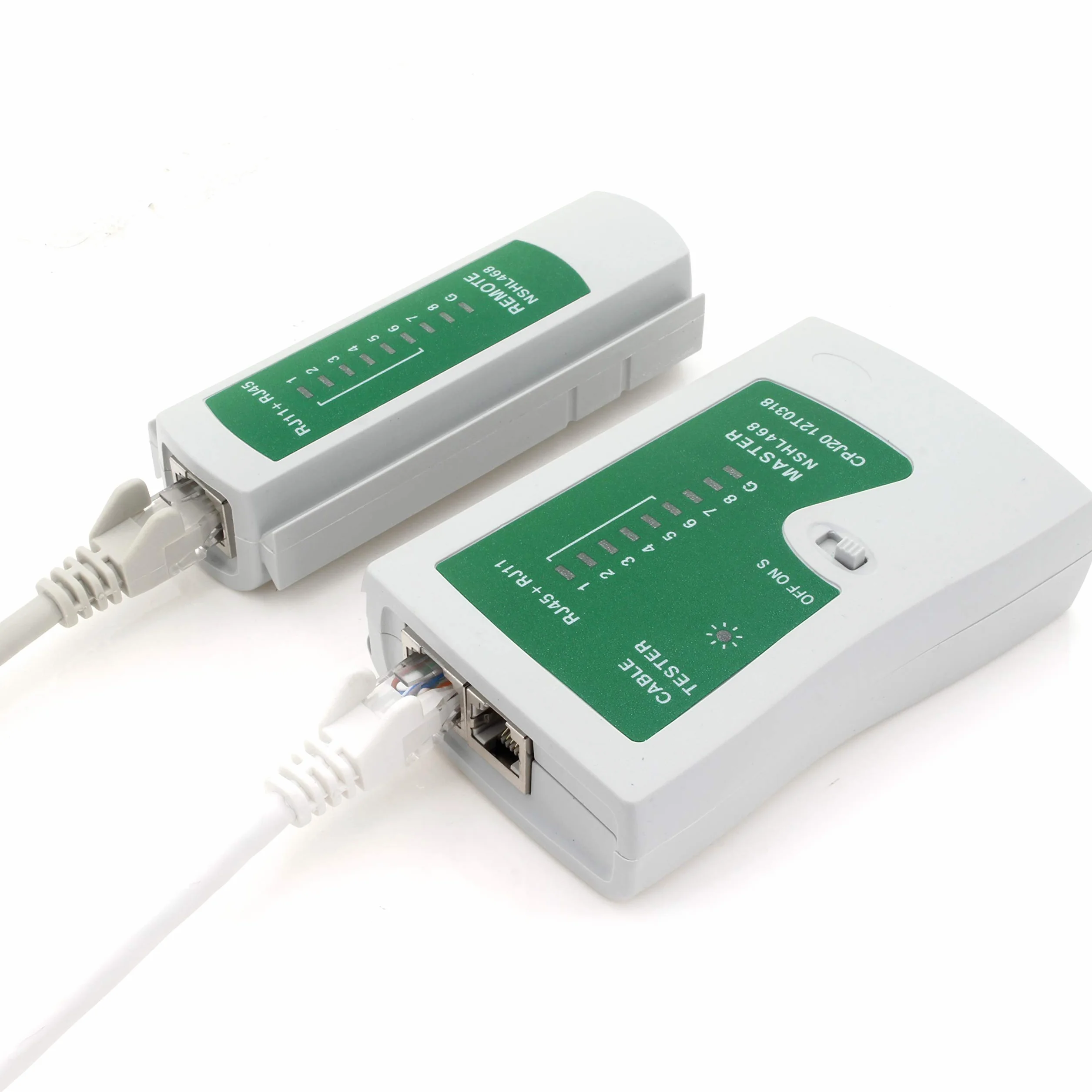 Probador de cable de red RJ45 RJ12 RJ11 maestro y remoto Cat5 Cat5e Cat6 Cat7 Cat8 1 pieza