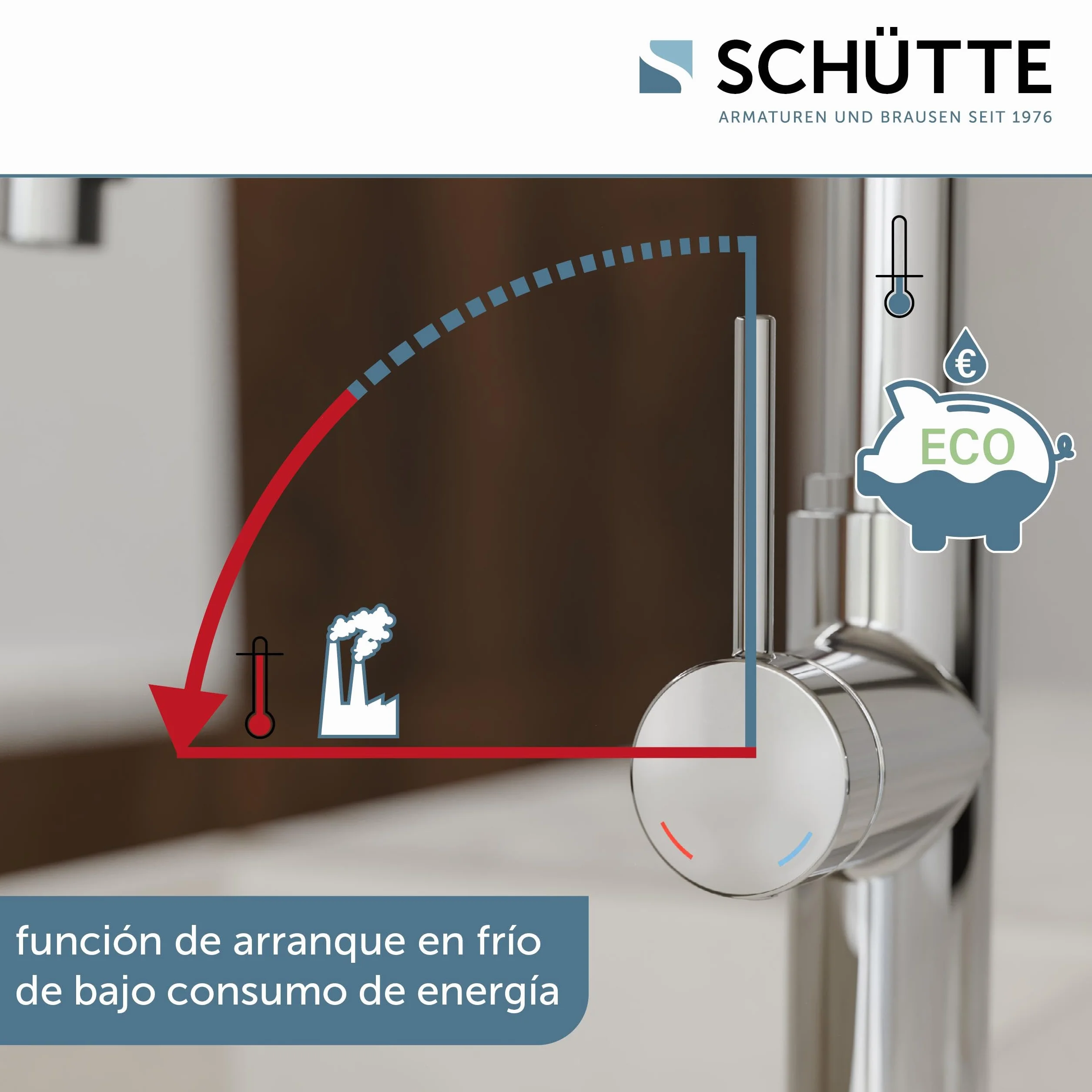 SCHÜTTE Blackpool 79516 Grifo de cocina extraíble 360 grados monomando cromo