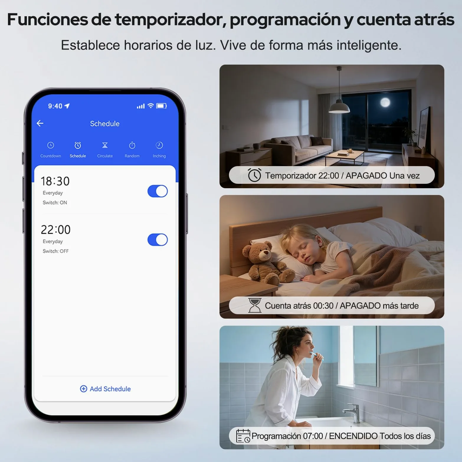 LoraTap Kit de 2 Interruptores Relé WiFi Inalámbricos, Conmutador Paralelo, Receptor de 2300W 10A, Interruptor Inteligente, Control a Distancia por Móvil, Compatible con Alexa y Google Assistant