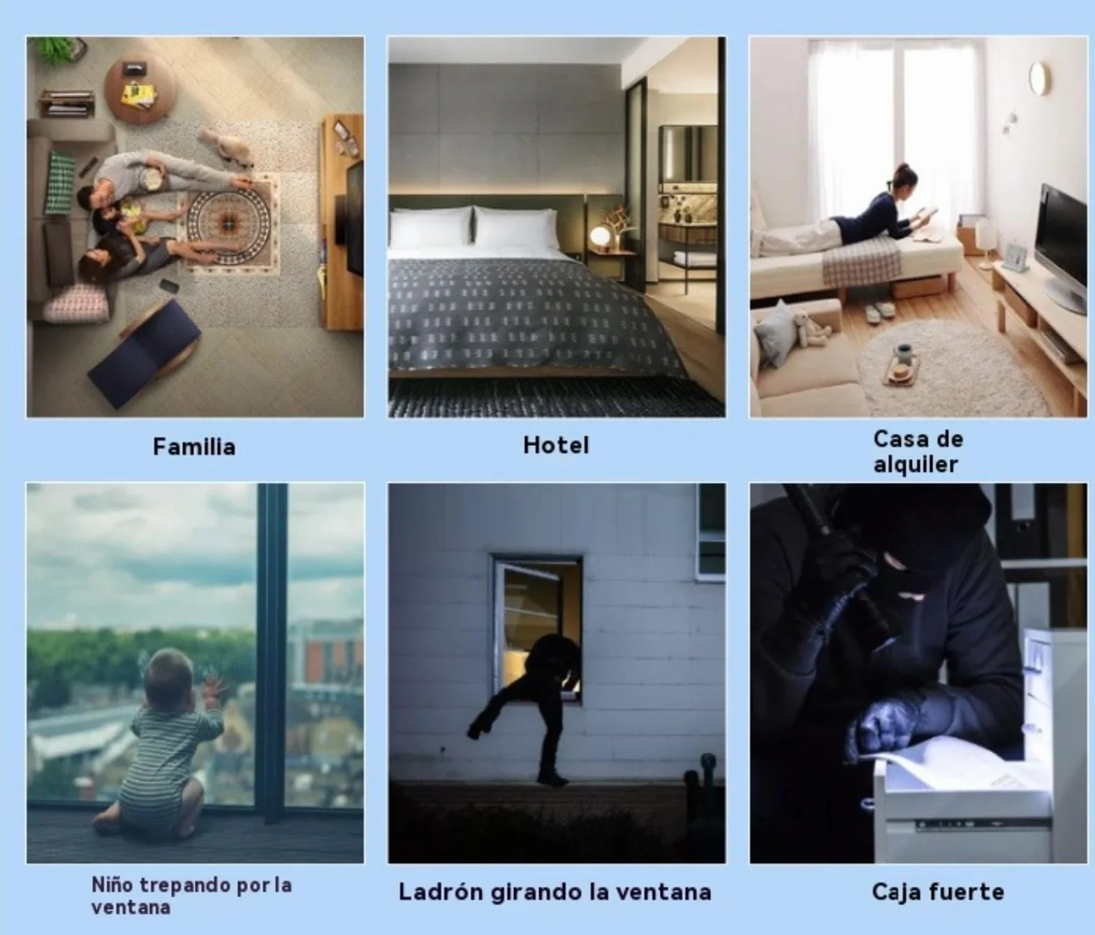2 PCS Alarma Puerta,sensores de vibración Inteligentes WiFi, Alarma de Sensor de Rotura de Cristal de Ventana, para monitorear el Estado de Todas Las Puertas y Ventanas