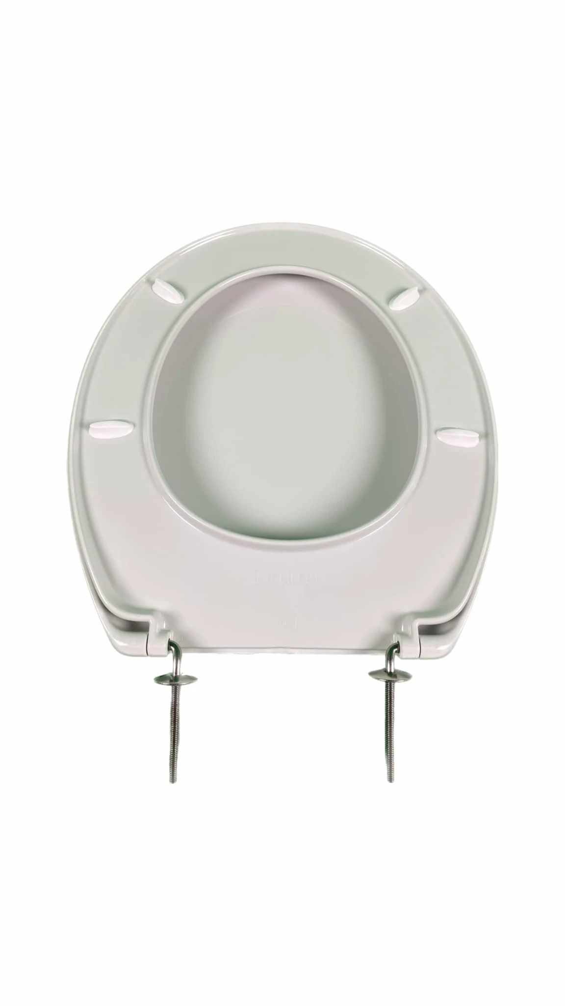 JACOB DELAFON Asiento de WC para modelos Huno/Atila/Mideo/Brive+ Asiento polipropileno con tapa y bisagras metálicas Color blanco E4357G-00