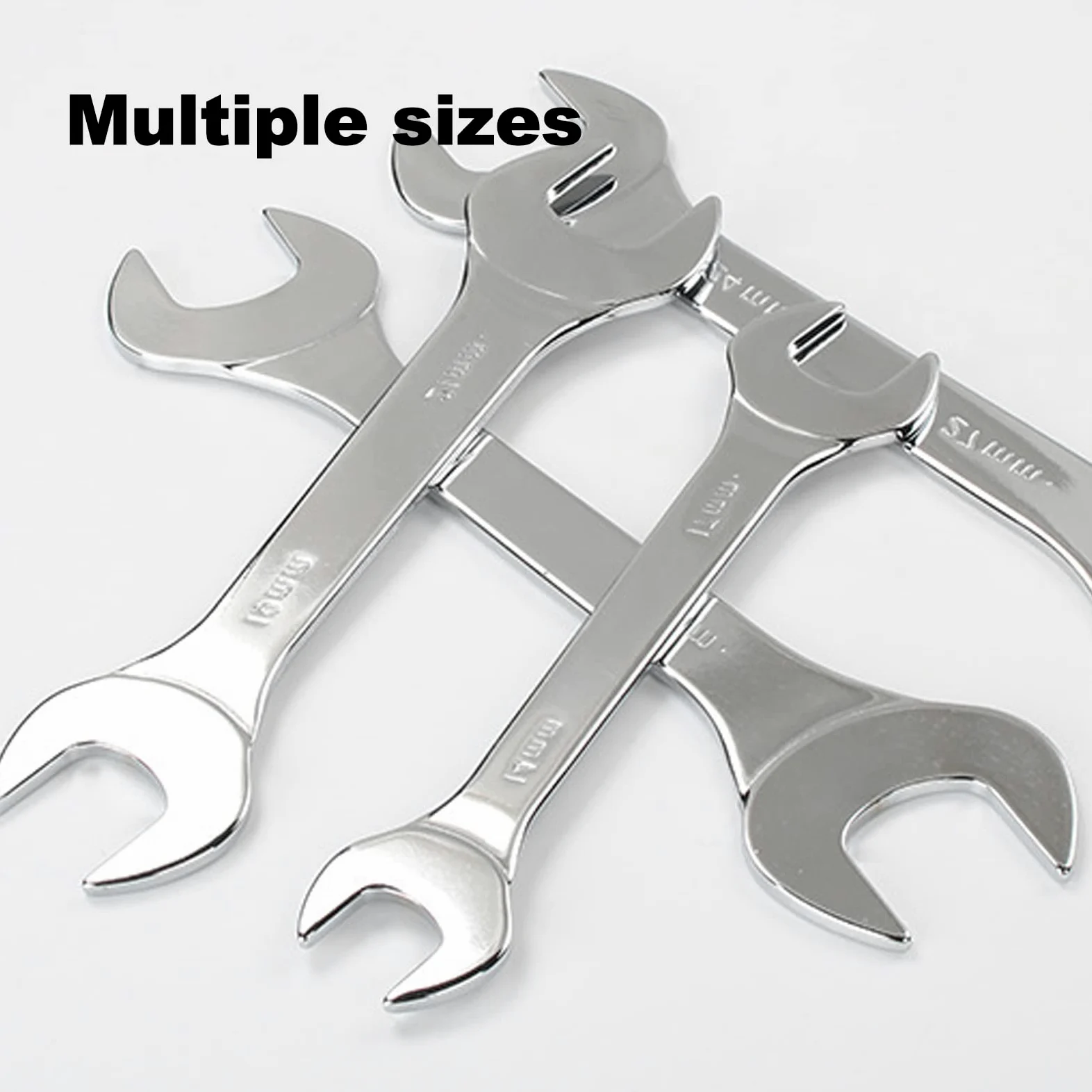 Llave de extremo abierto, súper delgada, 22 mm x 24 mm, acero al carbono, doble llave de extremo abierto, herramienta de reparación métrica para bicicleta