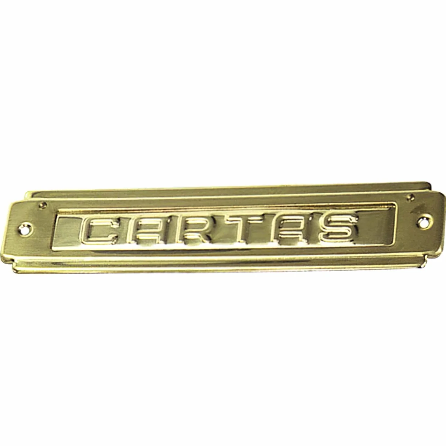 WOLFPACK LINEA PROFESIONAL - Placa Buzón Latón Pulido