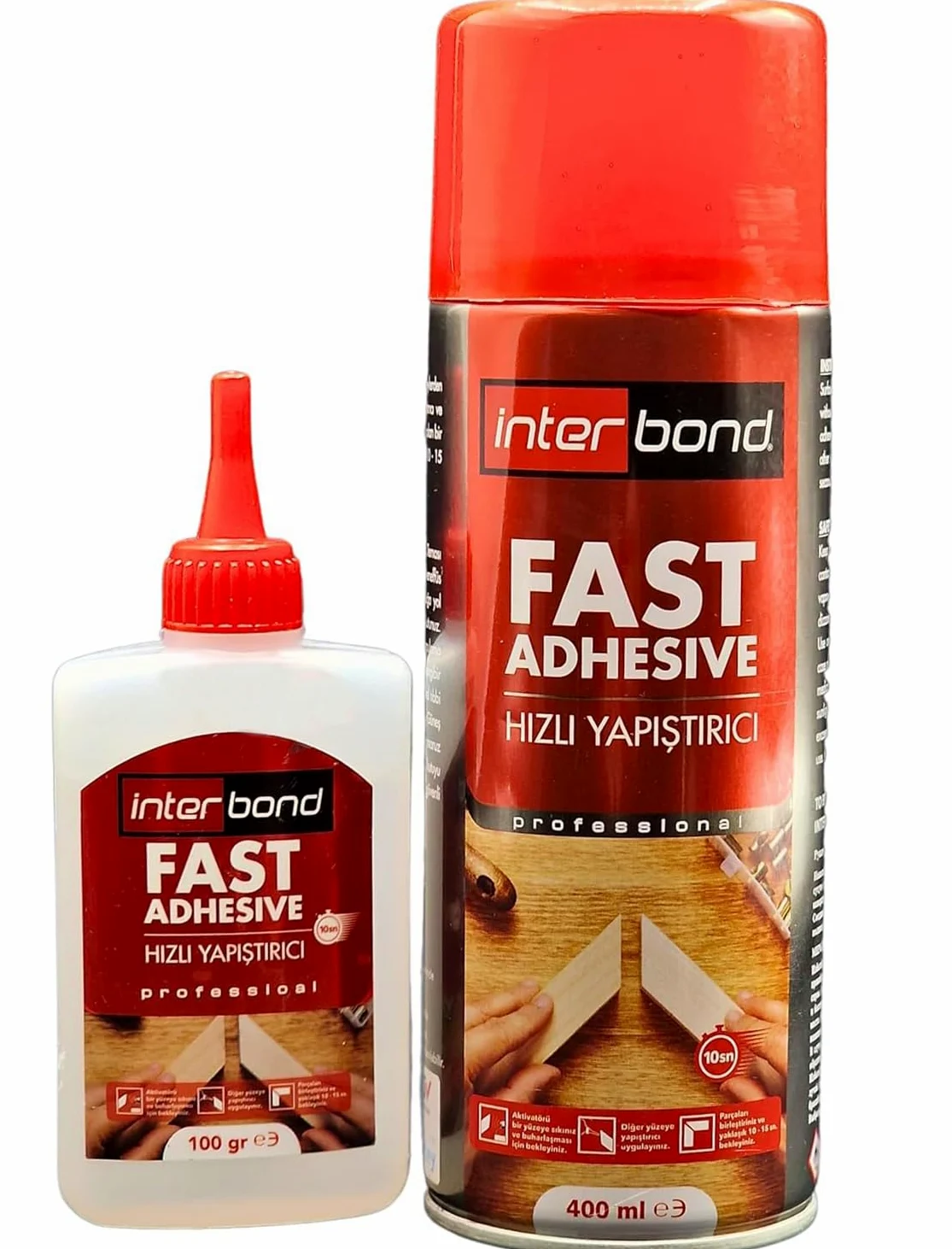 Superadhesivo extra fuerte con activador CA adhesivo (100 g, 400 ml)