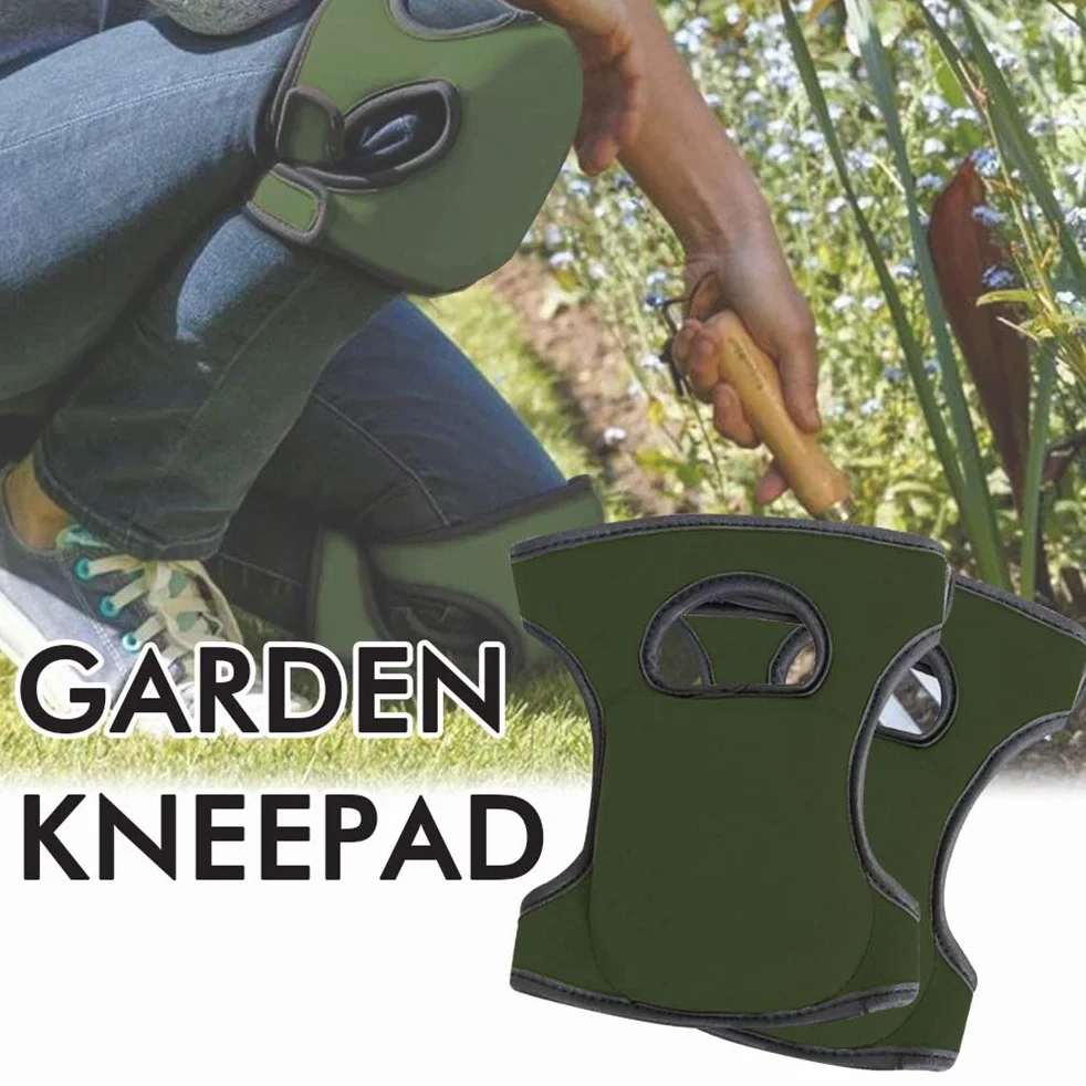 Par de Rodilleras de Esponja, Rodilleras de Espuma Suave, Unisex para Jardinería, Deportes y (GREEN)
