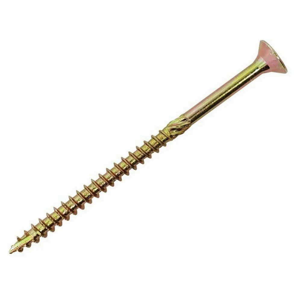 Forgefix FORSPE6150Y Spectre - Tornillo para madera (100 unidades, M6 x 150 mm)