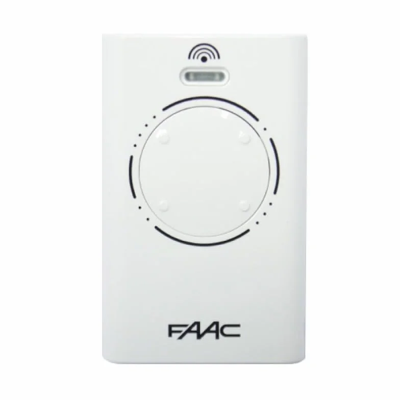 Telecomando 4 canali 868MHz Bianco FAAC XT4 868 SLH LR