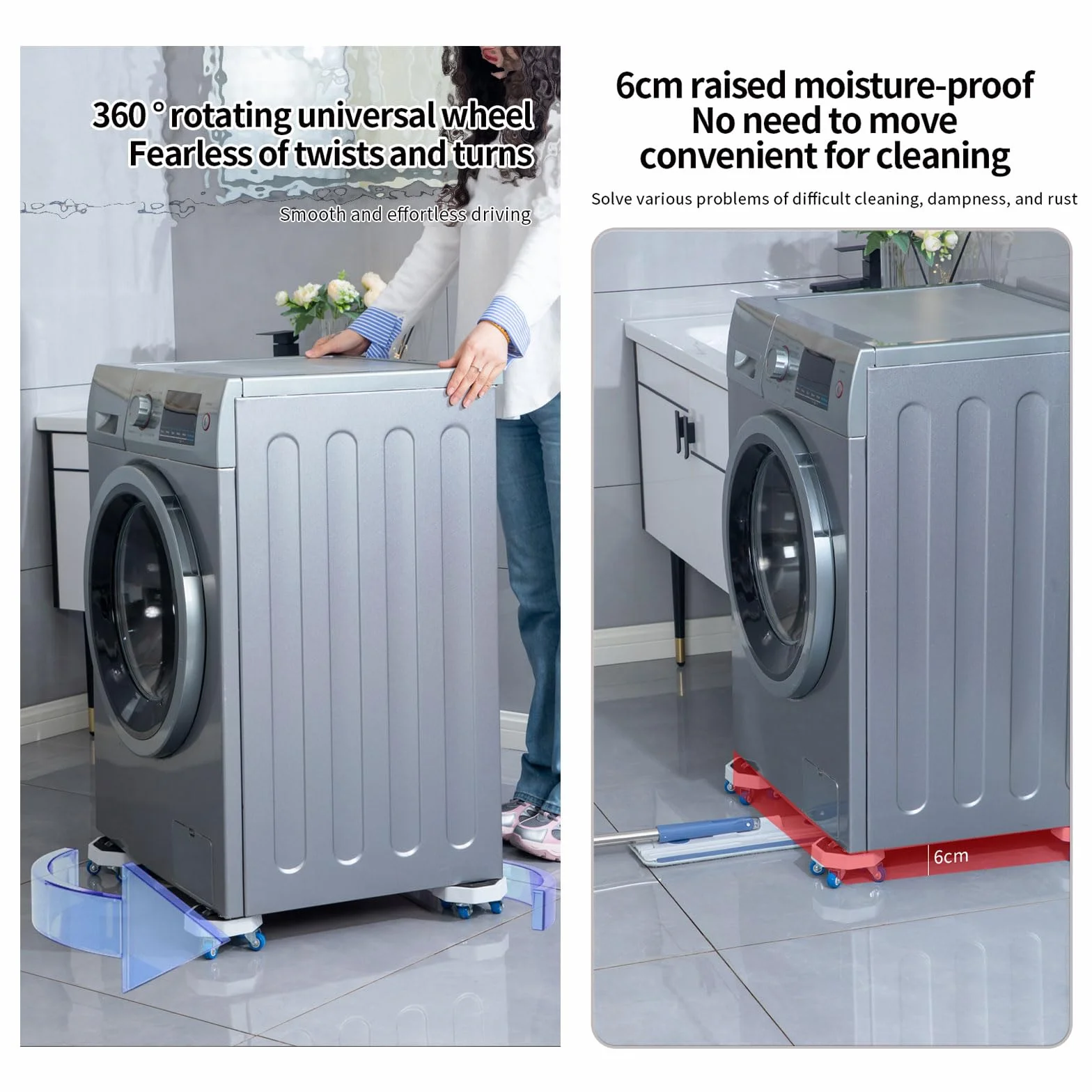 Kit de desplazamiento con ruedas para muebles y elevadores para muebles pesados – Patin deslizante para muebles pesados con elevador de muebles, elevador de puerta y herramientas de