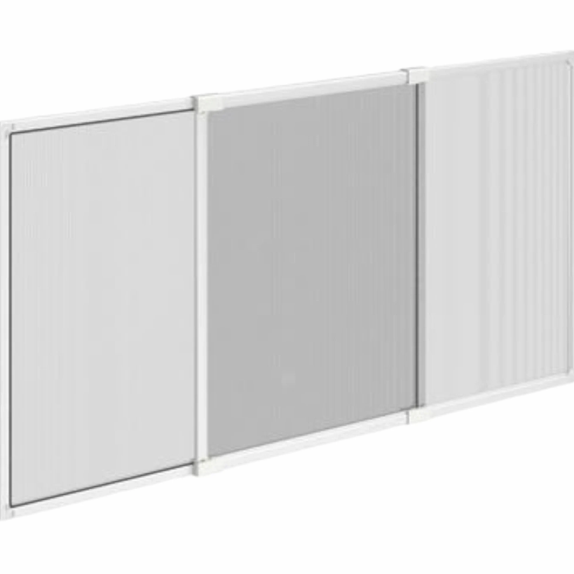 TIENDA EURASIA - Mosquitera Extensible para Ventanas, Marco de Aluminio, Medida de 70-130 cm x 50 cm alto, Mosquiteras para Ventanas, Adaptable a Todos los Marcos