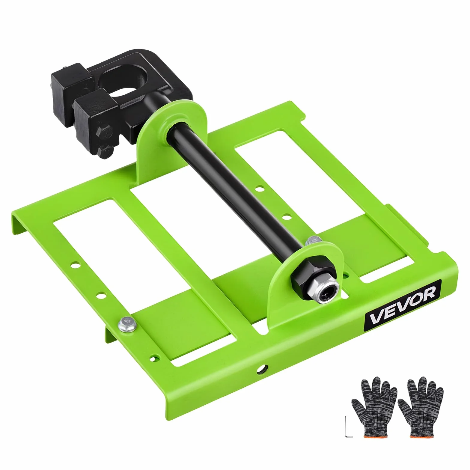VEVOR Guía para Motosierra, Ancho Ajustable de 5 a 15 cm, Guía Vertical para Madera, Aserradero Móvil de Hierro Fundido, para Trabajadores de la Construcción y la Carpintería, 240 x 205 x 76 mm