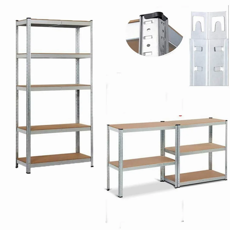 Estanterías para Garaje 5 Baldas, Ideales para despensa, el sótano, el Garaje, trastero o la Oficina, Estantería Metálica de 200 x 100 x 50cm, Soporta hasta 875Kg, Primario