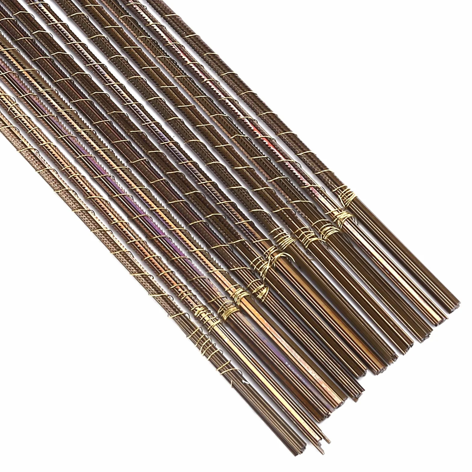 Hojas de Sierra de Calar de Corte Fino 144 uds, Dientes en Espiral, Alta Dureza para Joyería, Kit Profesional