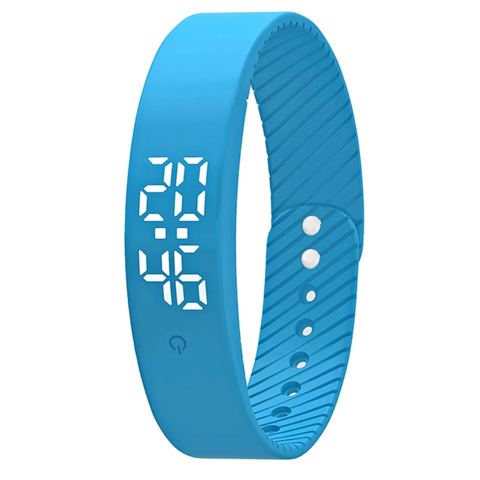 Pulsera de alarma vibratoria silenciosa, banda de silicona ajustable e impermeable, múltiples alarmas para personas que duermen pesadamente, estudiantes y usuarios con discapacidad auditiva