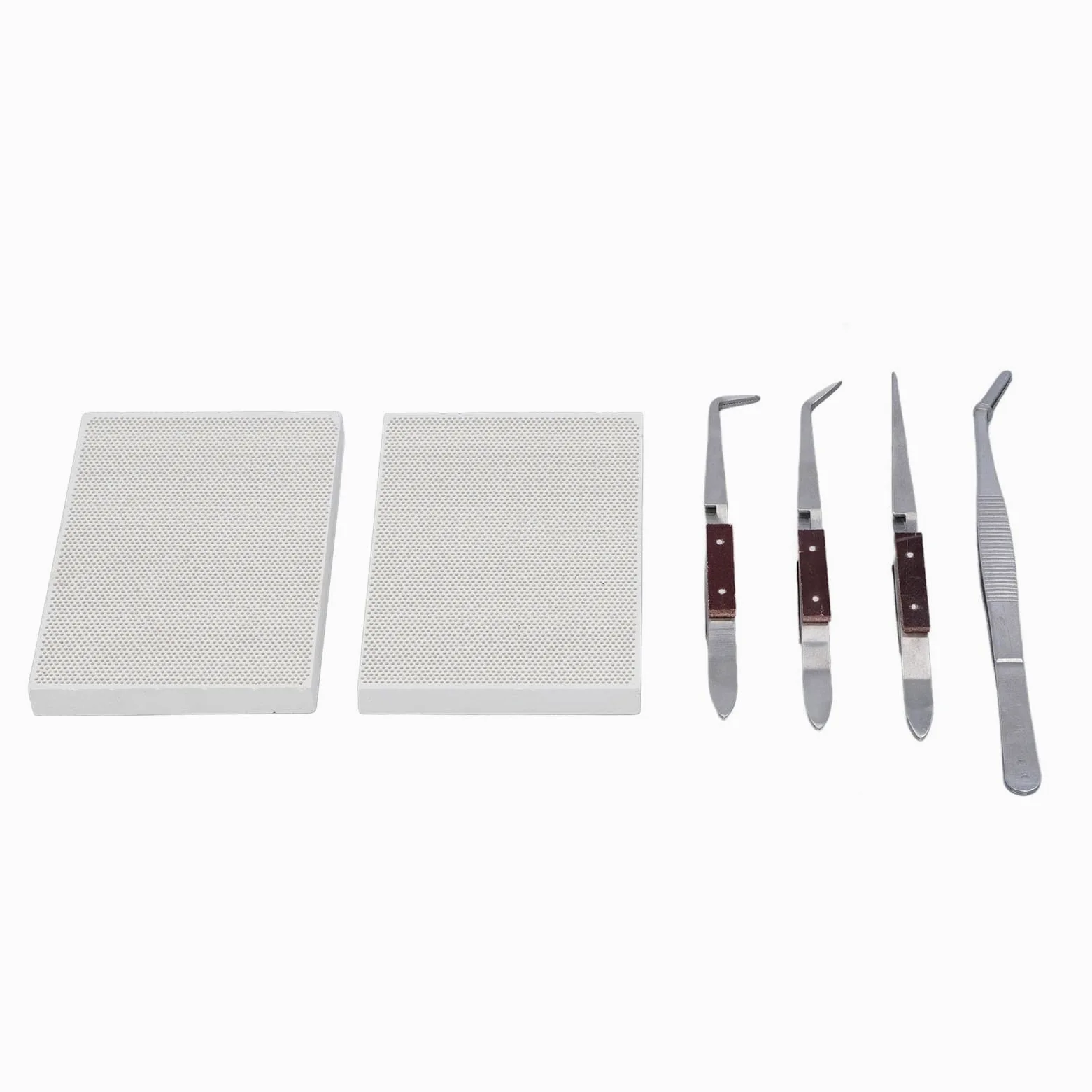 SIXRUN Kit de Soldadura de Joyería Profesional Sanders Bloque de Soldadura de Acero Inoxidable Ideal para Reparaciones a los Amantes de los Amantes de la Artesanía de HomeBody