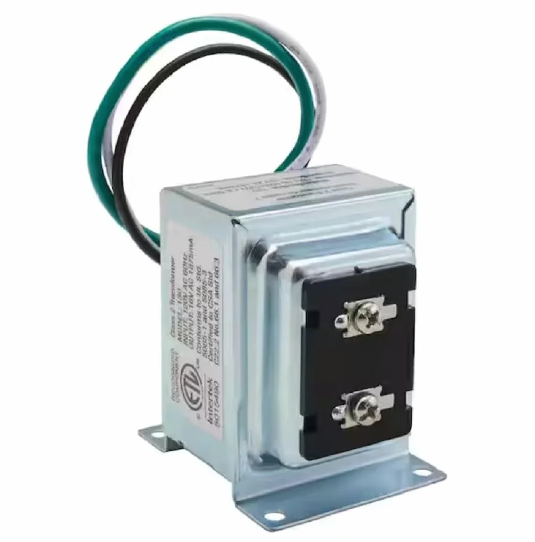 Newhouse Hardware 40TR - Transformador de timbre con cable de 24 voltios y 40 vA para alimentar múltiples timbres inteligentes y termostatos, color dorado