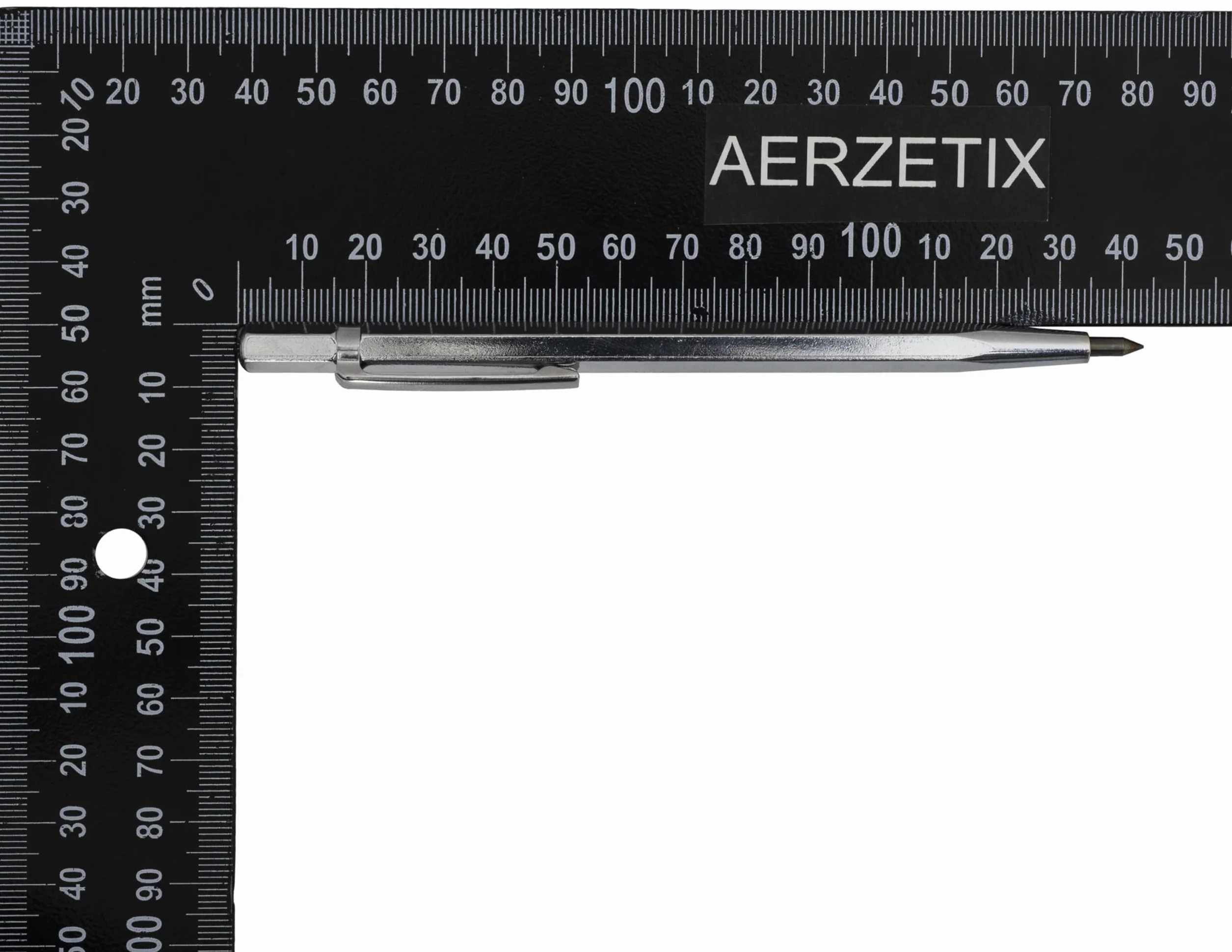 AERZETIX - C64992 - Bolígrafo rotulador puntero para trazar azulejos de piedra 140mm - lápiz corte baldosas - cortador manual de azulejos cerámica - en acero