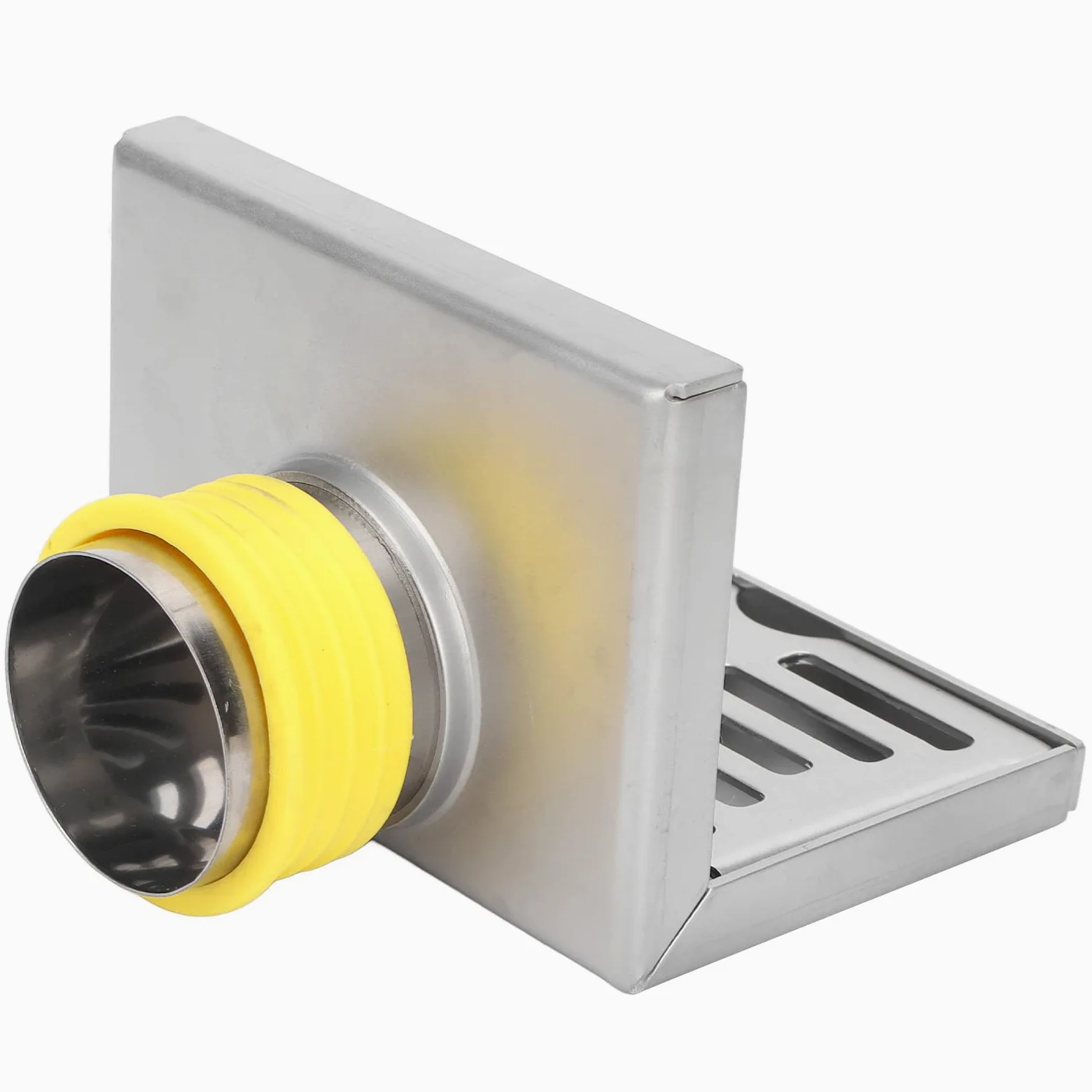 Desagüe de Piso de Esquina, Desagüe de Piso de Esquina de Pared en Forma de L con Drenaje de Piso de Lateral Desagüe de Pared de 10 Cm para Drenaje Horizontal de 90 Grados en