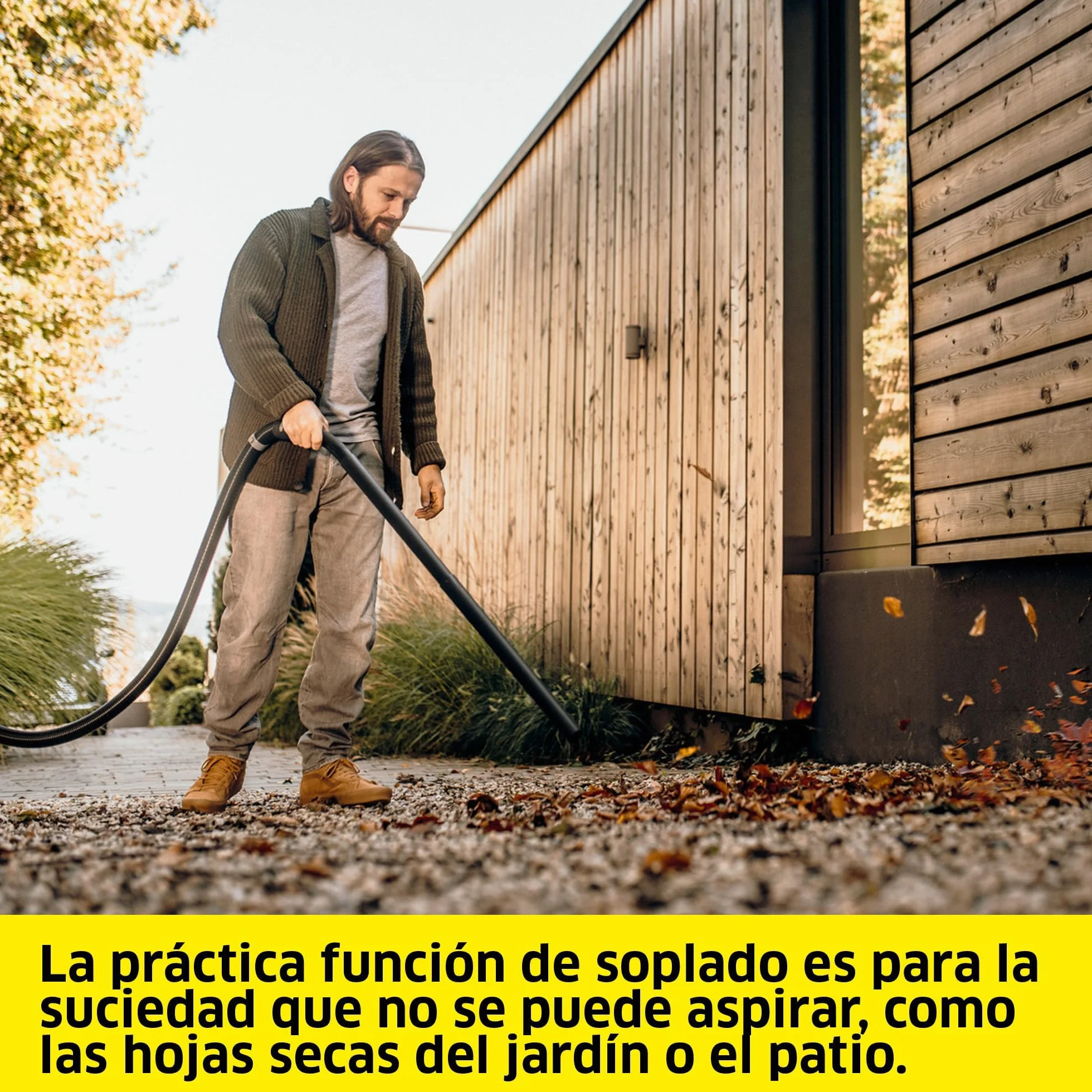 KÄRCHER Aspirador en Seco y Húmedo WD 3 V 17/4/20 1000 W Depósito 17 l Manguera 2 m Cable 4 m