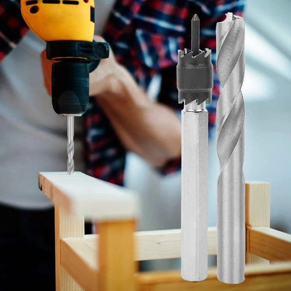 Treki 10PCS Cortador de Soldadura por Puntos HSS Brocas para Puntos de Soldadura 3/8" & 5/16" Separador de Panel para Taladro Eléctrico Herramienta de Trabajo de Cuerpo Automático