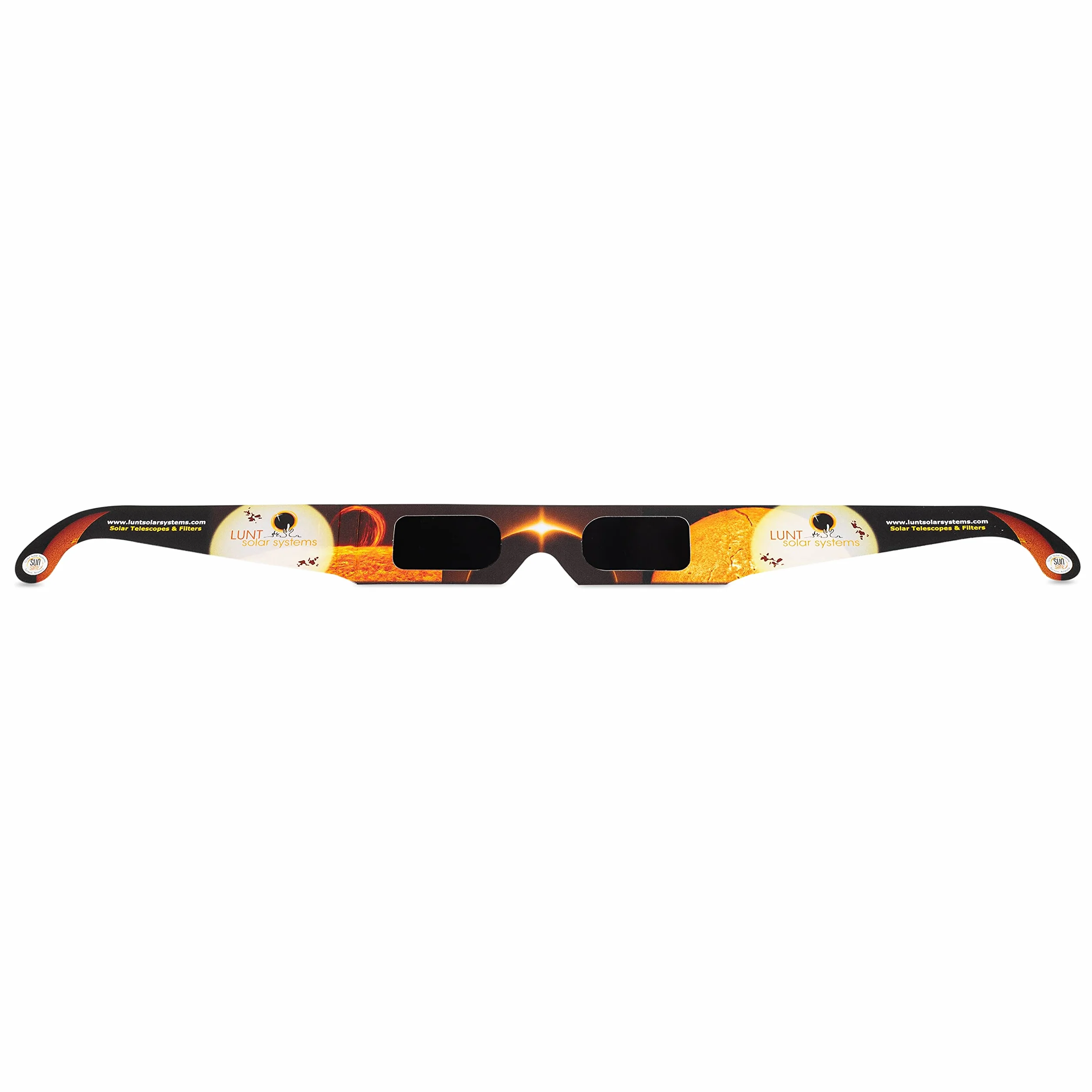 Gafas de Eclipse Solar Homologadas, Pack de 5 | EN ISO 12312-2:2015 | Para Ver el Eclipse Total de Sol | España Agosto 2026 | Filtro Solar