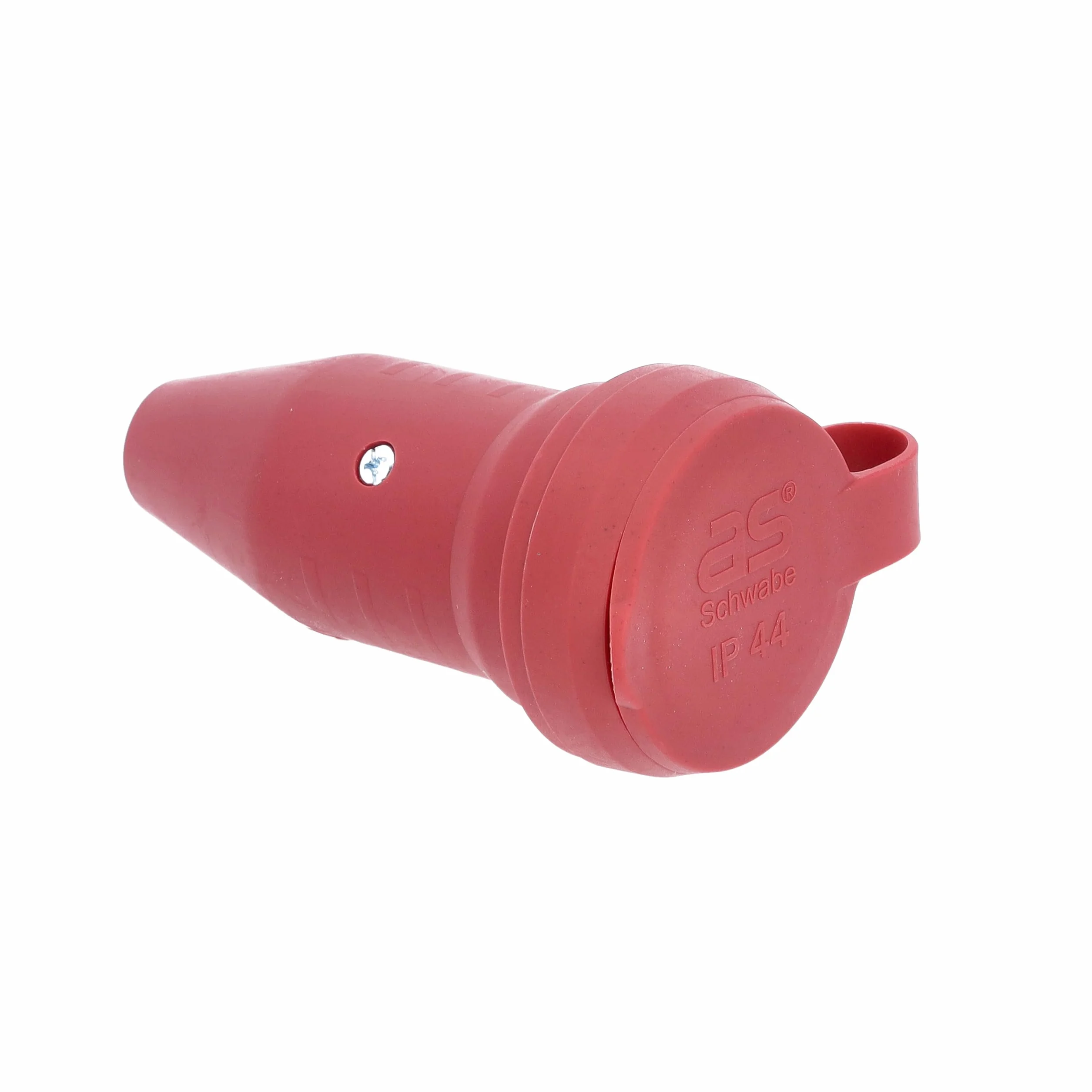 Schwabe Acoplamiento de protección de contacto rojo 230V 16A IP44 para cables 2,5 mm² exterior