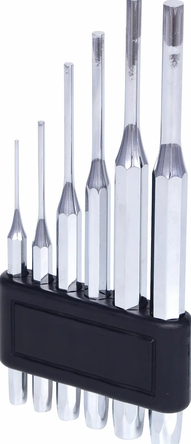 KS Tools 156.0150 Juego de botadores, alto brillo, 6 pzs