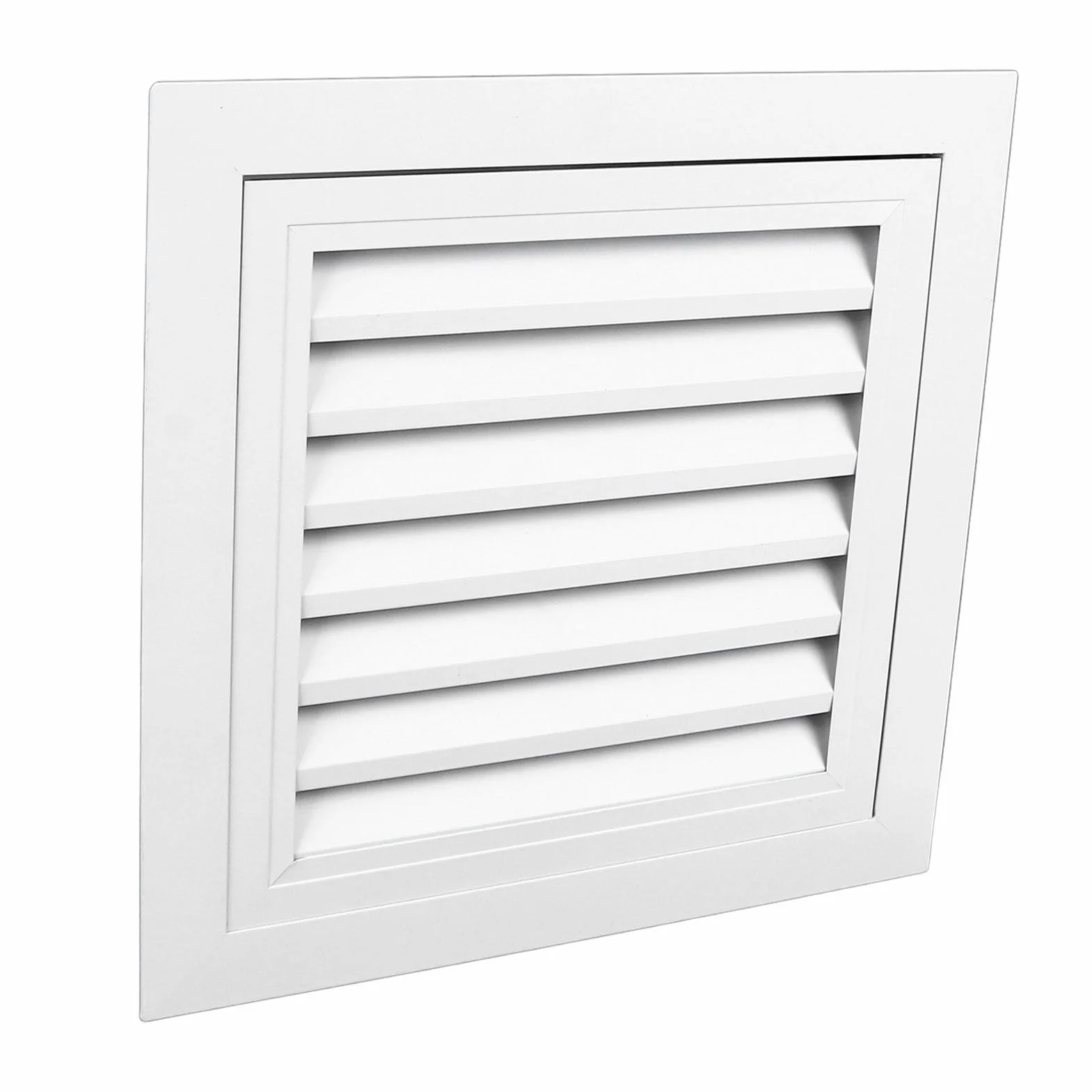 Ventilación a Dos Aguas de Aleación de Aluminio, Tamaño Exterior de 35x35 Cm, Tamaño Interior de 29,5x29,5 Cm, Cubierta de Ventilación de Pared, Rejilla de Ventilación para