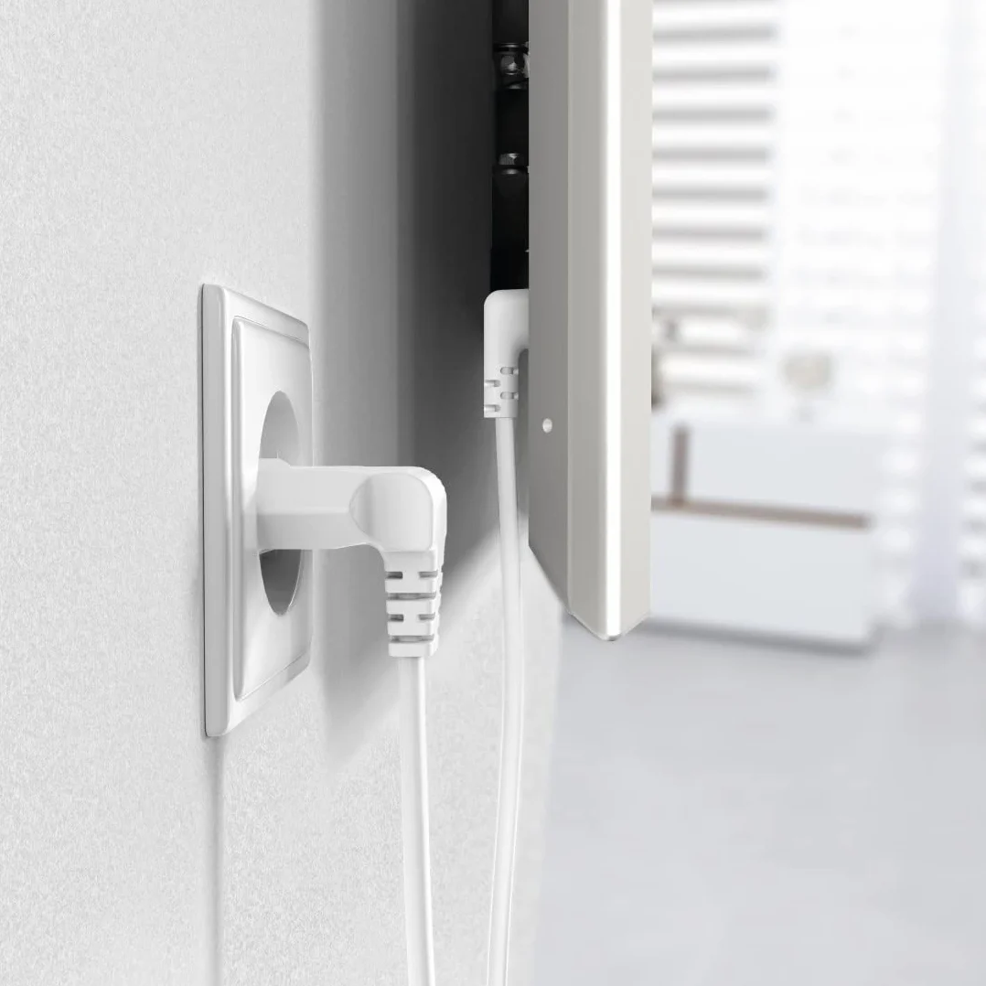 Hama regleta 3 enchufes interruptor toma adicional 1,4 m blanca