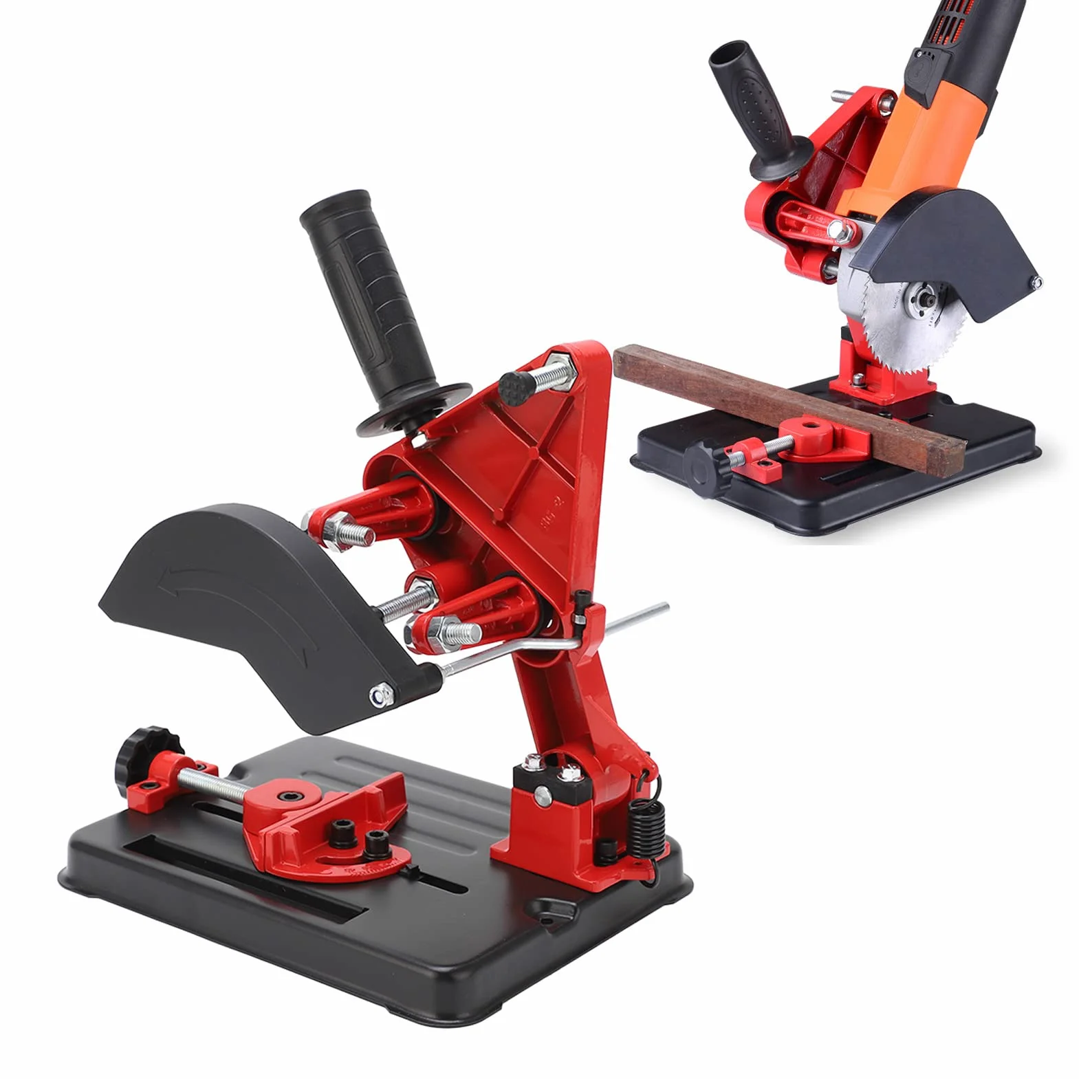 Soporte para Amoladora Angular, Soporte Fijo de Hierro Fundido, Soporte Seguro para Amoladora Angular 100 125, Winkelschleifer Halterung