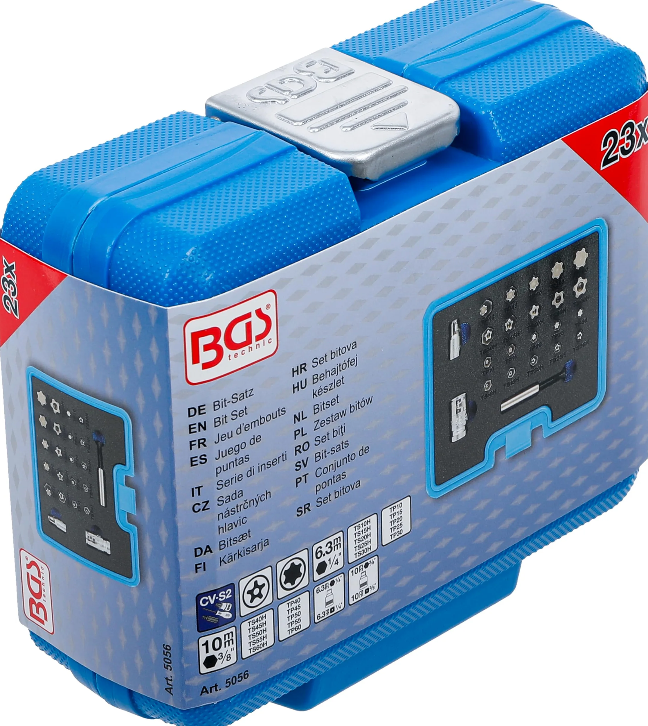 BGS 5056 | Juego de puntas | perfil en TS (para Torx Plus) | 23 piezas