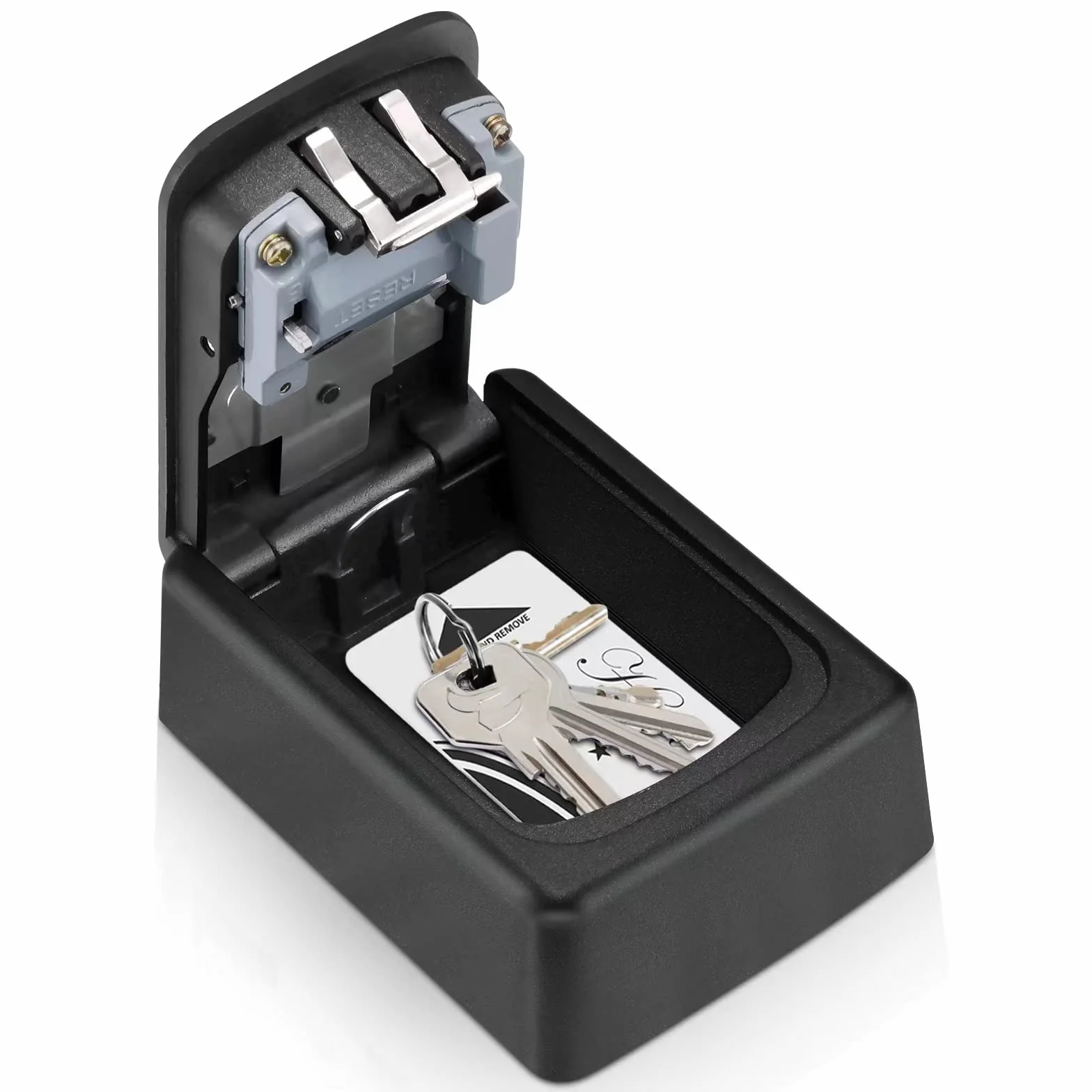 Nestling Caja Fuerte de Llaves Exterior, Montada en la Pared, Caja de Seguridad con Codigo Impermeable para Guardar de Forma Segura Llaves de Coche y Tarjetas de Crédito
