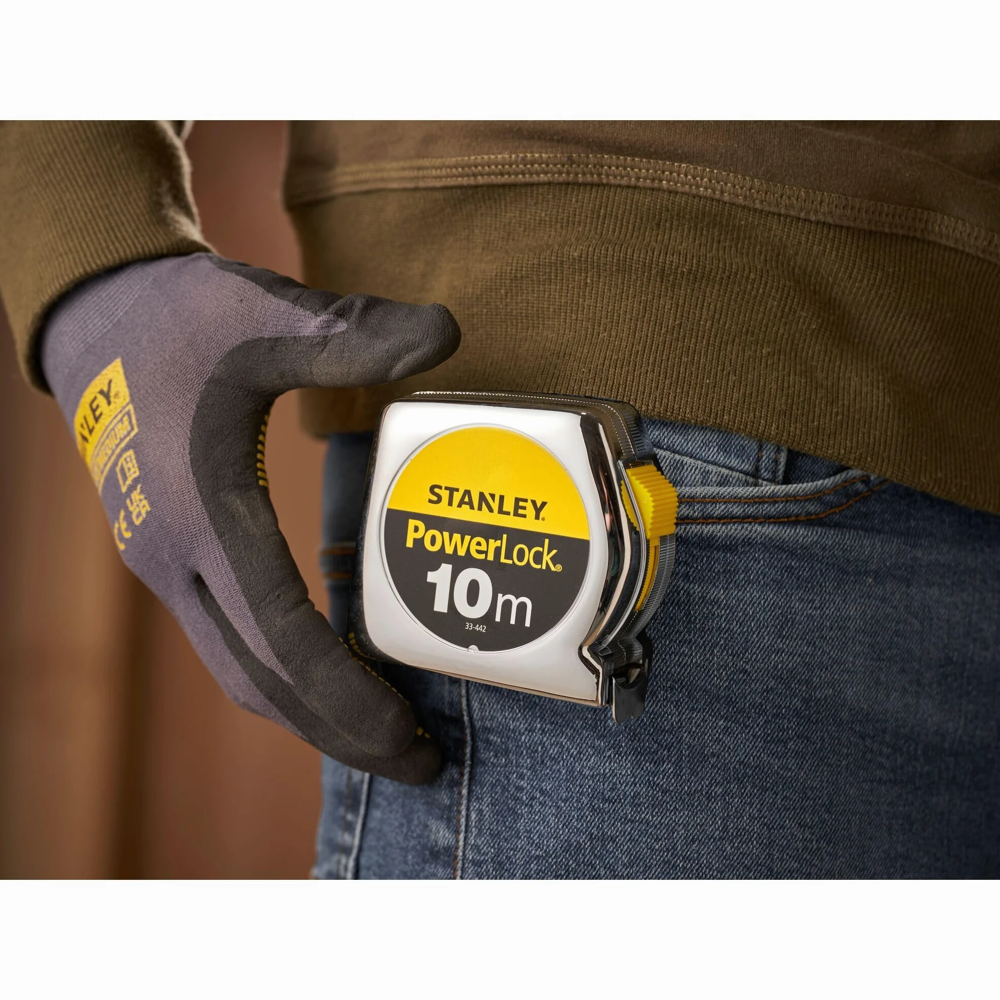 Mesure - STANLEY - 1-33-442 - 10 m x 25 mm - Powerlock Classic ABS