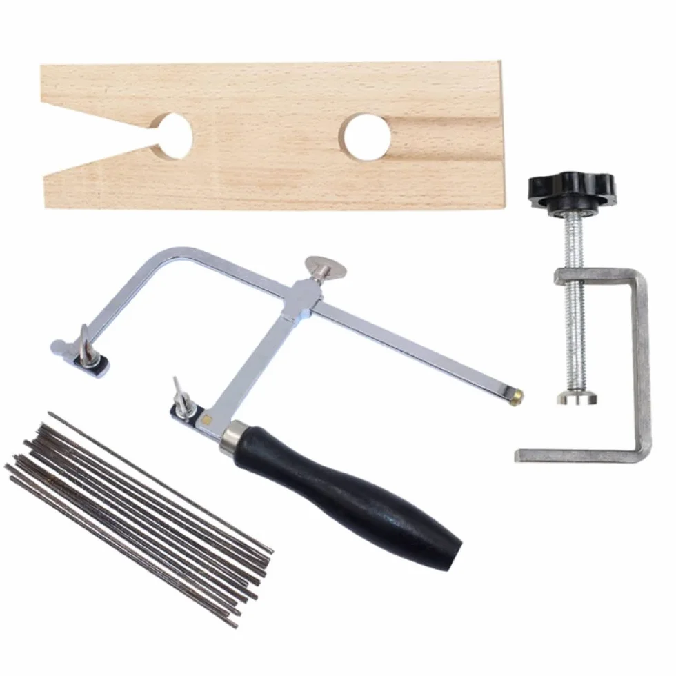 SKYPRO Juego de sierras joyeras profesionales 3 en 1 con 144 hojas, 1.3 cm de longitud, para madera y metal