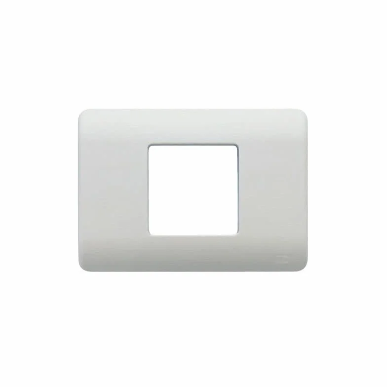 Placa con bastidor 1 ancha 2 estrecho blanco Bjc rehabitat
