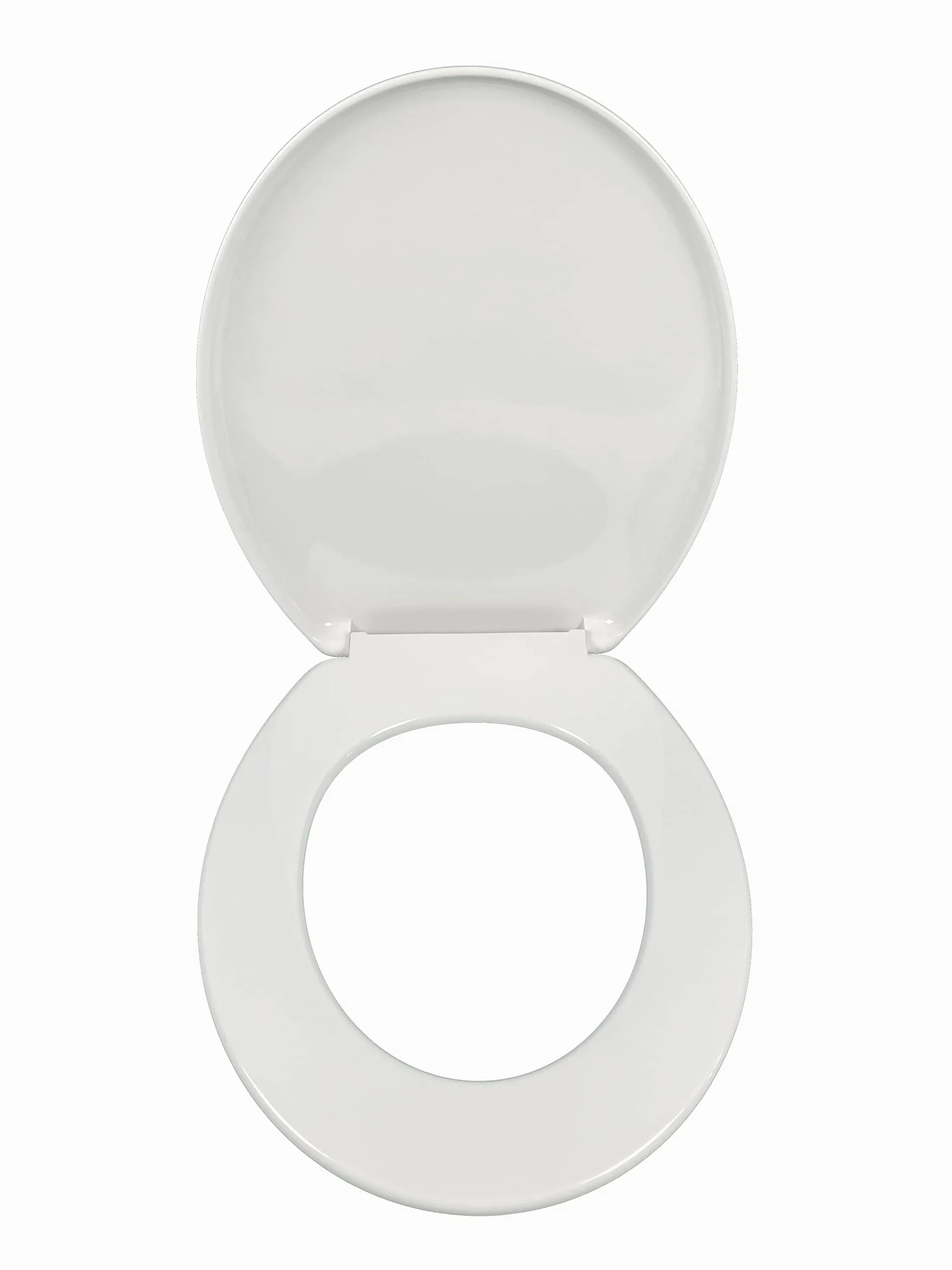 JACOB DELAFON Asiento de WC para modelos Huno/Atila/Mideo/Brive+ Asiento polipropileno con tapa y bisagras metálicas Color blanco E4357G-00
