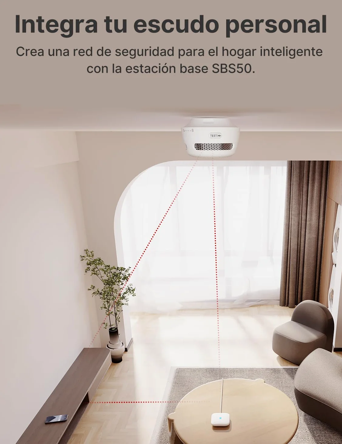 X-Sense Estación Base para X-Sense Home Security Casa Inteligente, Hub Compacto de Sistema de Alarma, Requiere Wi-Fi 2.4 GHz, Botón de Silencio/Vinculación 2 en 1, SBS50 | Hub compacto para monitoreo y control remoto; botón 2 en 1 para silenciar y emparej