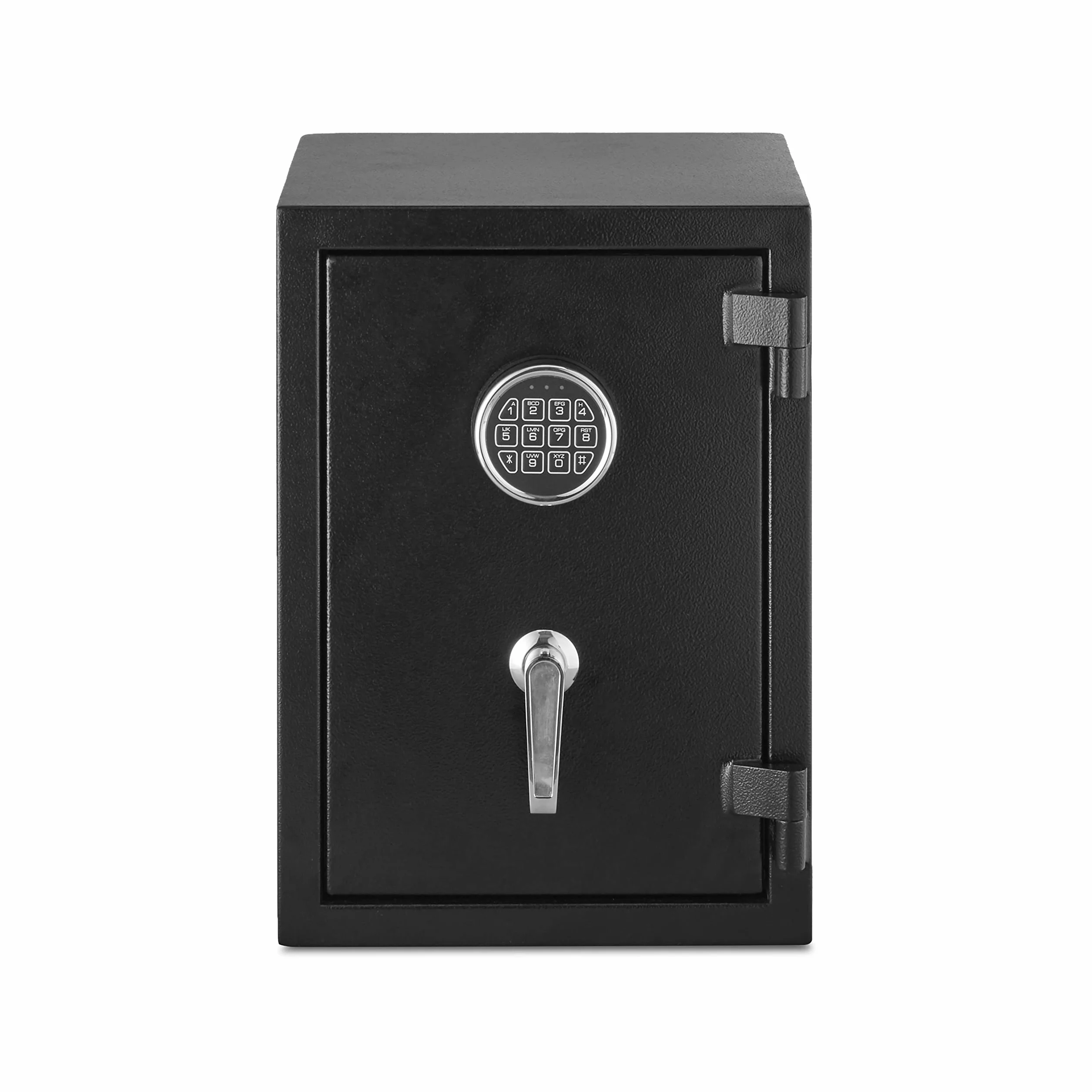 Amazon Basics Caja fuerte resistente a incendios, con teclado electrónico programable, 35 l, negro, 36 x 35 x 50 cm (ancho x prof. x alto)