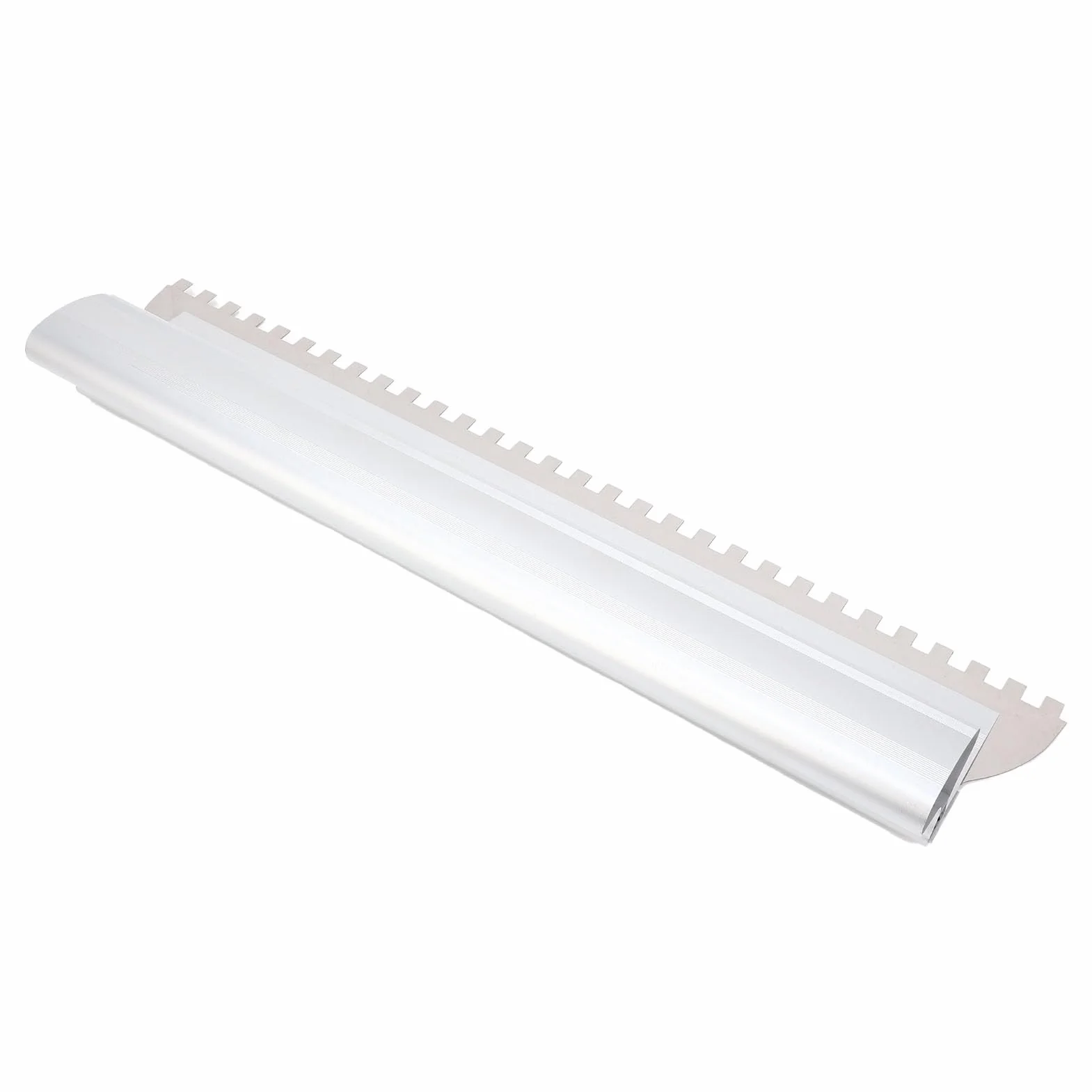 Jeffergarden Paleta de Muesca Cuadrada Resistente, Herramientas Esenciales de Albañilería, Artesanía y Remodelación con Diseño de Deflector, Eficiente para Enyesado de áreas Grandes, con Muescas de