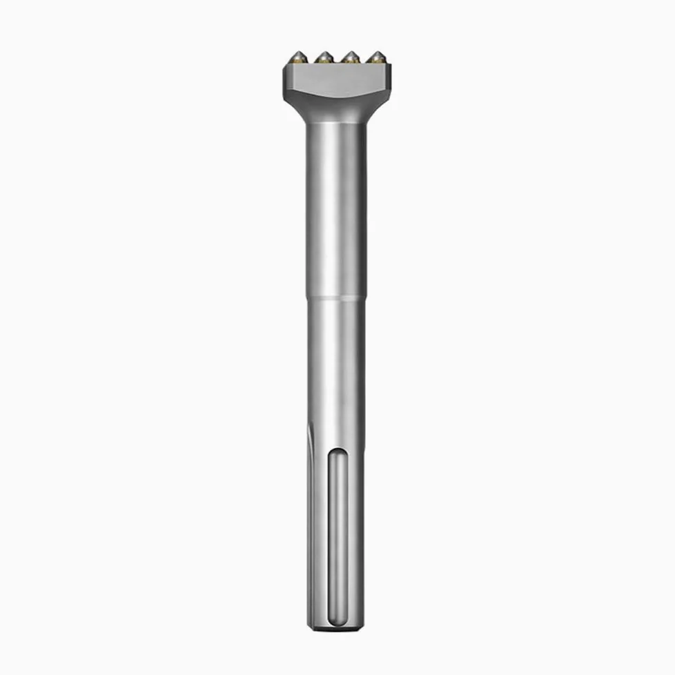 Cabezal de buje de hormigón, 16 dientes, broca de cincel de martillo giratorio, cabezal de buje de hormigón, cincel de broca de martillo de casquillo para losa, puente, pared, cincel de pavimento de
