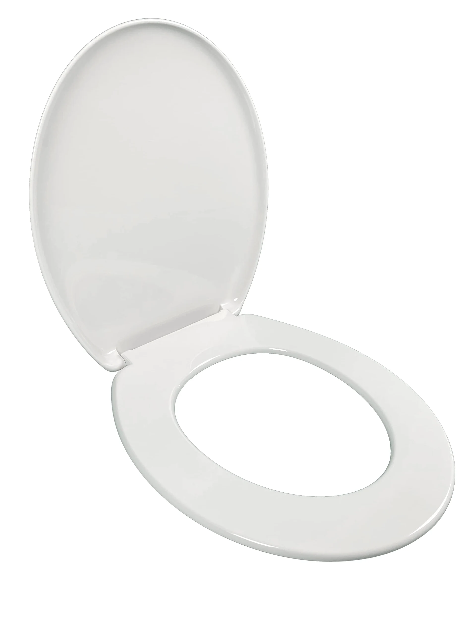 JACOB DELAFON Asiento de WC para modelos Huno/Atila/Mideo/Brive+ Asiento polipropileno con tapa y bisagras metálicas Color blanco E4357G-00