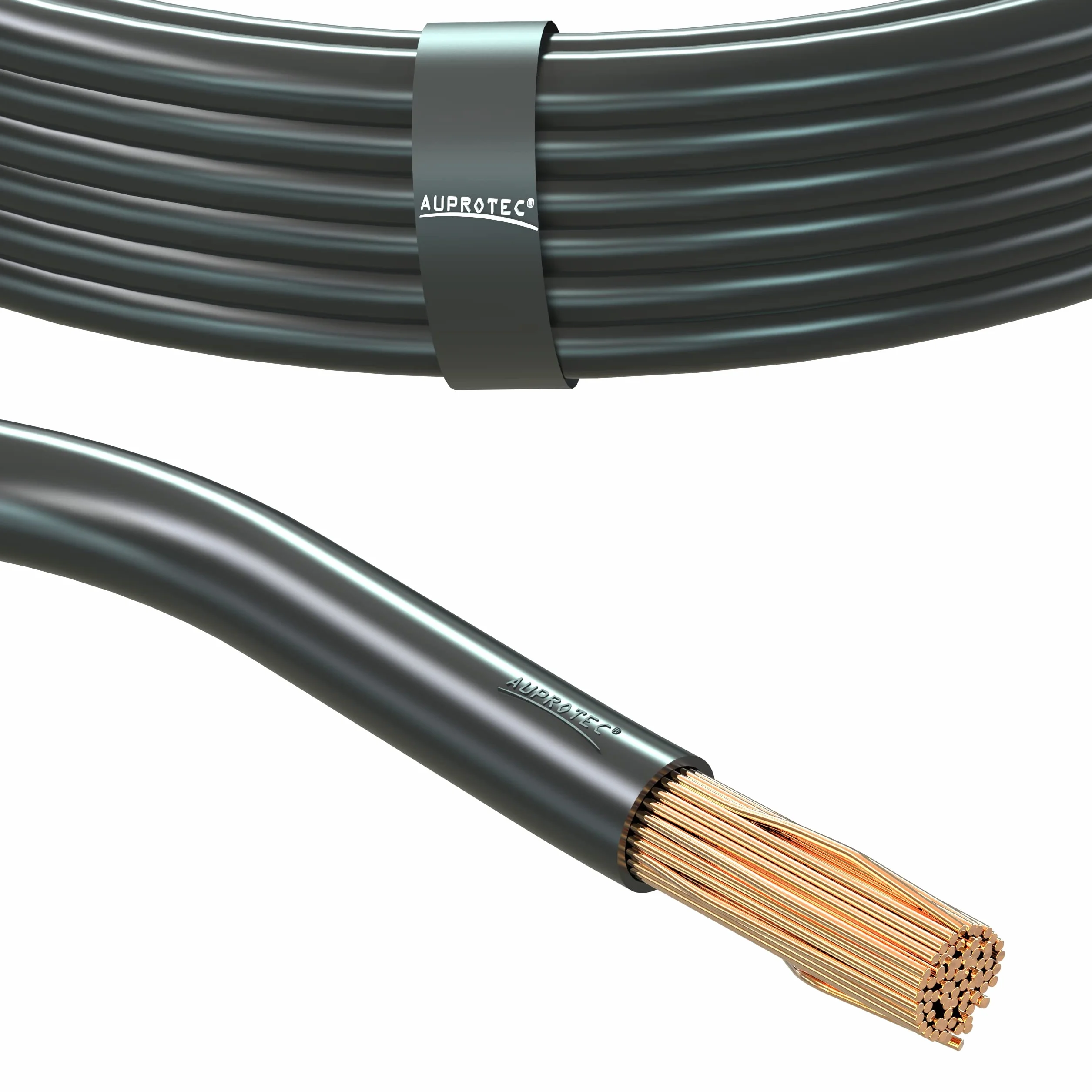 Cable eléctrico automovìl 50.0 mm² Cable unipolar de battería longitud 1m 5m o 10m selección: 1m 50.0 mm² hilo de cobre, negro