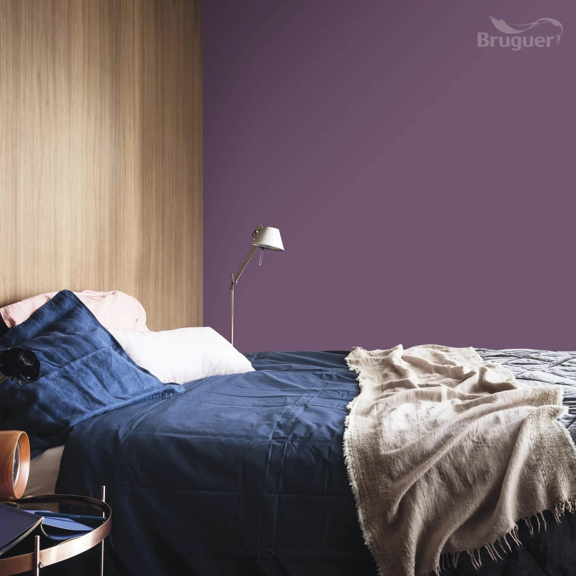 Bruguer Colores del Mundo Pintura para paredes monocapa Japón Violeta Natural 4 L