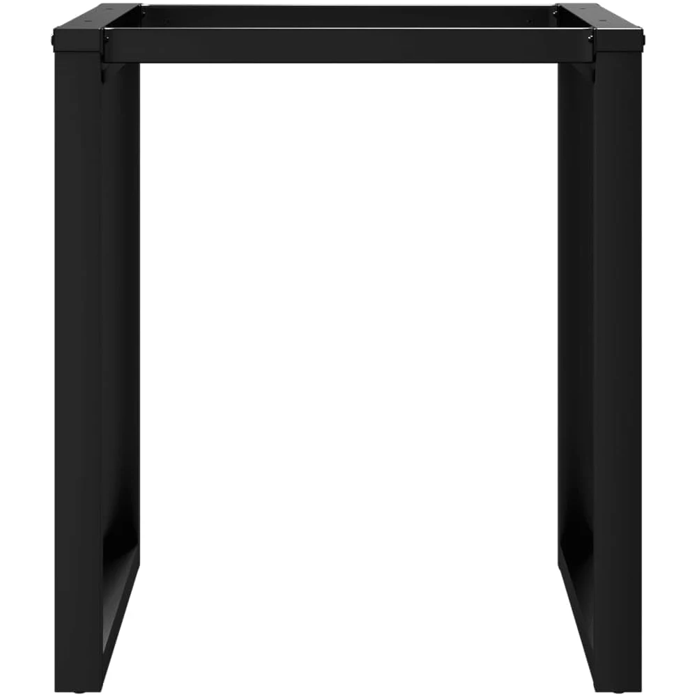 vidaXL Patas de Mesa de Comedor Estructura O Acero 70x70x73 cm, Pata de Mesa Auxiliar, Pata de mesita Auxiliar, Pata de Mesa de Metal