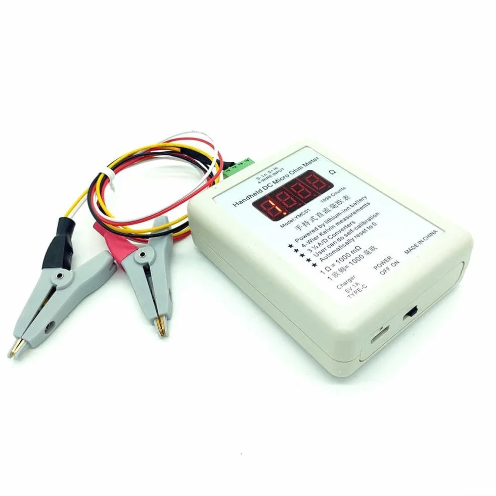 YMC01 Miliohmímetro Inalámbrico de Mano CC 20R