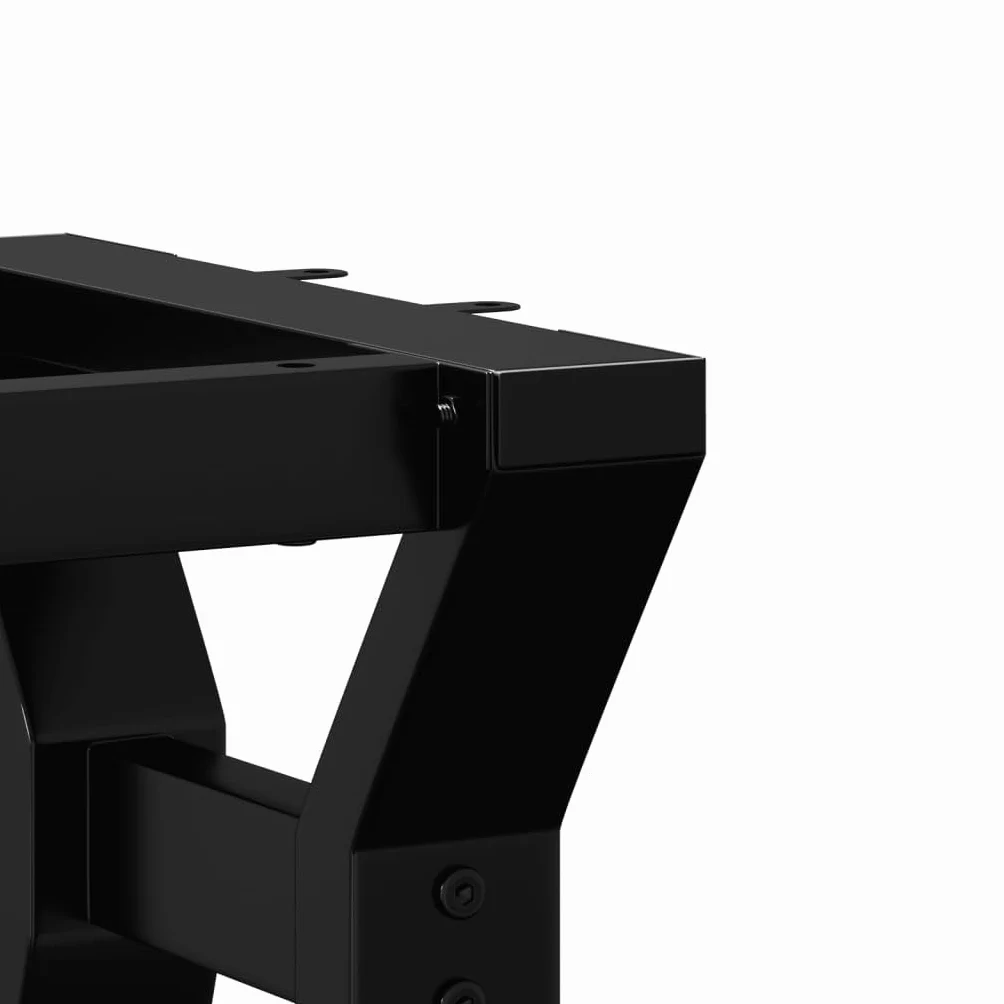 vidaXL Patas de Mesa de Centro Estructura Y Acero 70x60x43 cm, Pata de Mesa Auxiliar, Pata de mesita Auxiliar, Pata de Mesa de Metal