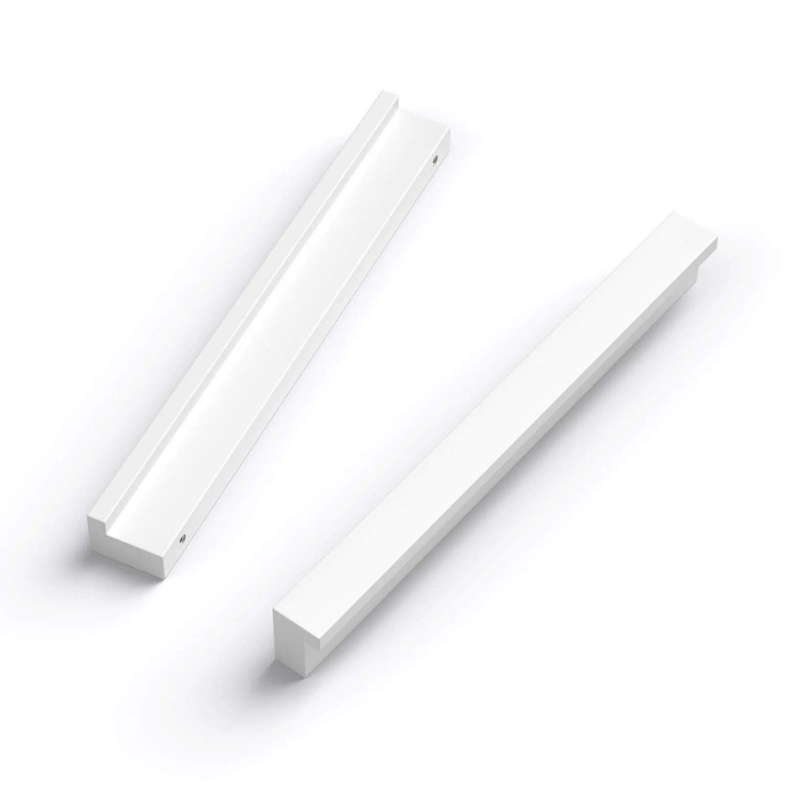LONTAN 10 piezas Tiradores Cocina Blanco 128mm Tiradores Armario de Aluminio Manijas de Cajón de Estilo Moderno Con Tornillos Para gabinetes Cajones Zapateros