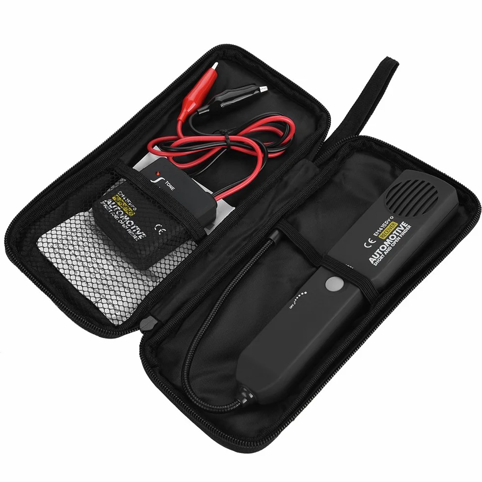 EM415PRO Rastreador de Cables - Probador de Buscador de Cortocircuitos Abiertos con Sonda Flexible, Pantalla LED