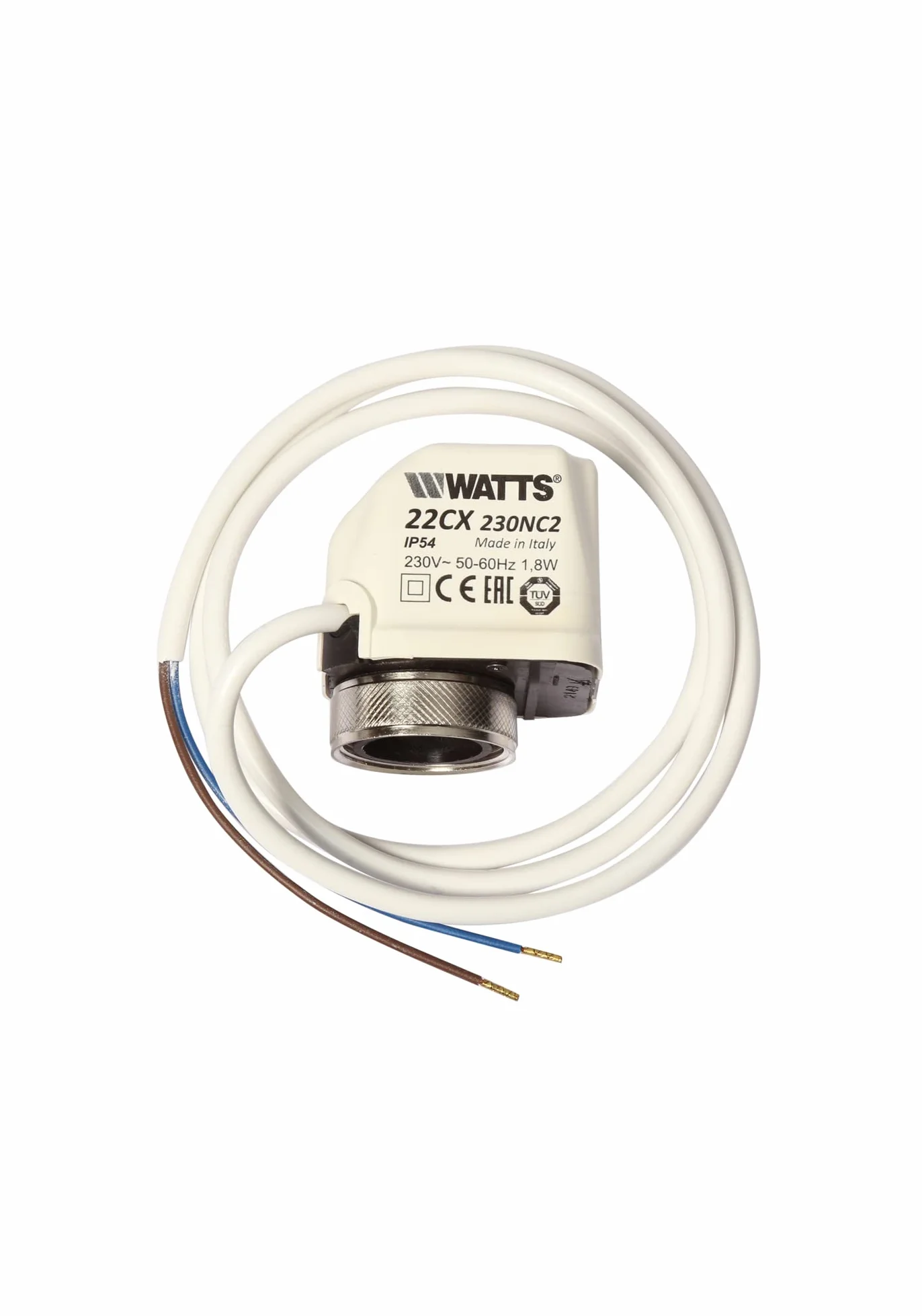 Watts 22CX230NC2 Actuador, accionamiento electromagnético, 230 V