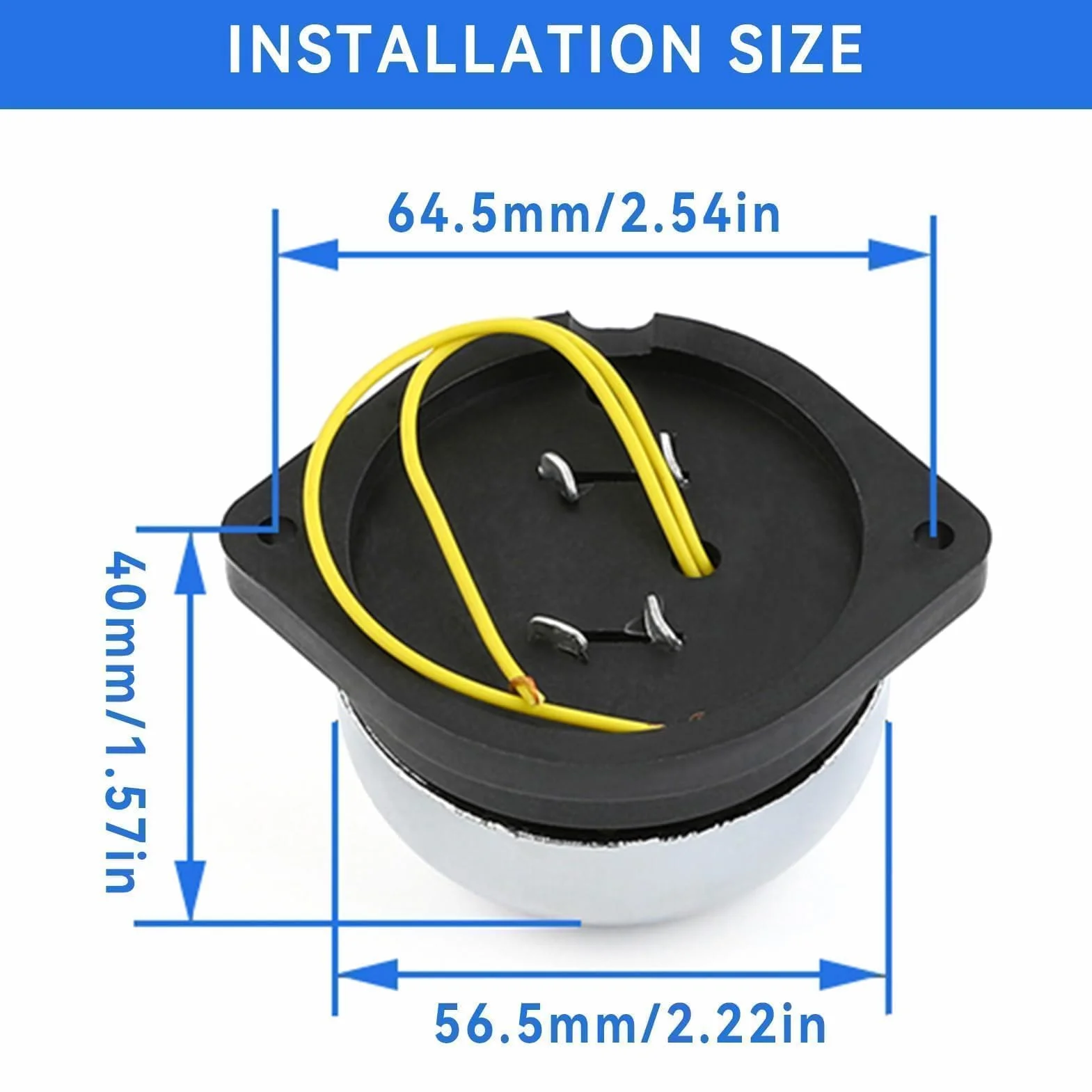 Agatige Timbre Eléctrico de Acero Inoxidable 220V 5W para Hogar Escuela Alarma Incendios