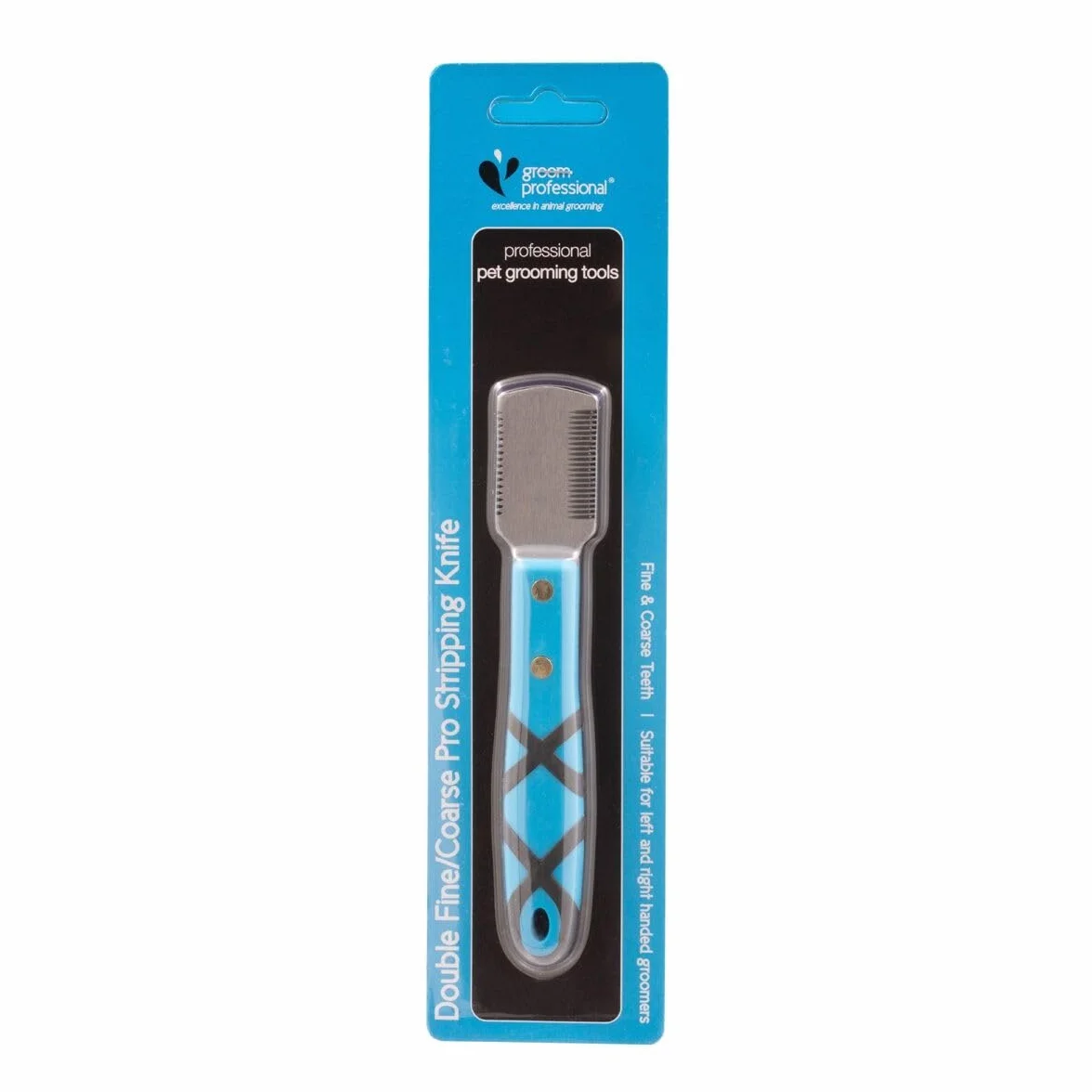 GROOM PROFESSIONAL Double Sided Fine/Coarse Pro Stripping Knife